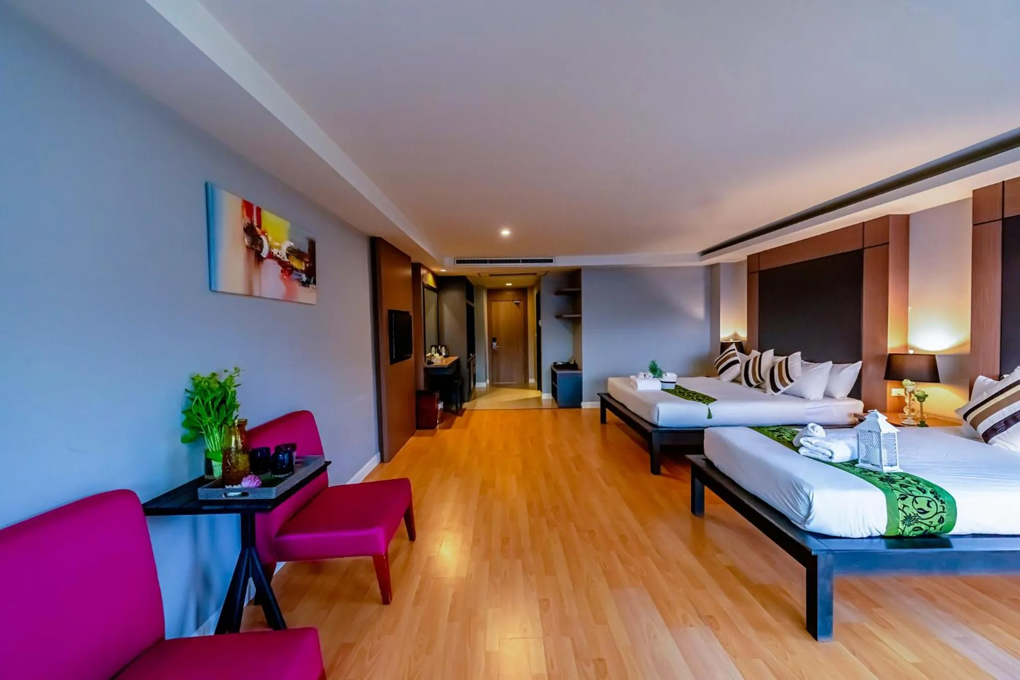 Bed in Casa Del M Patong Phuket - Newly Renovated