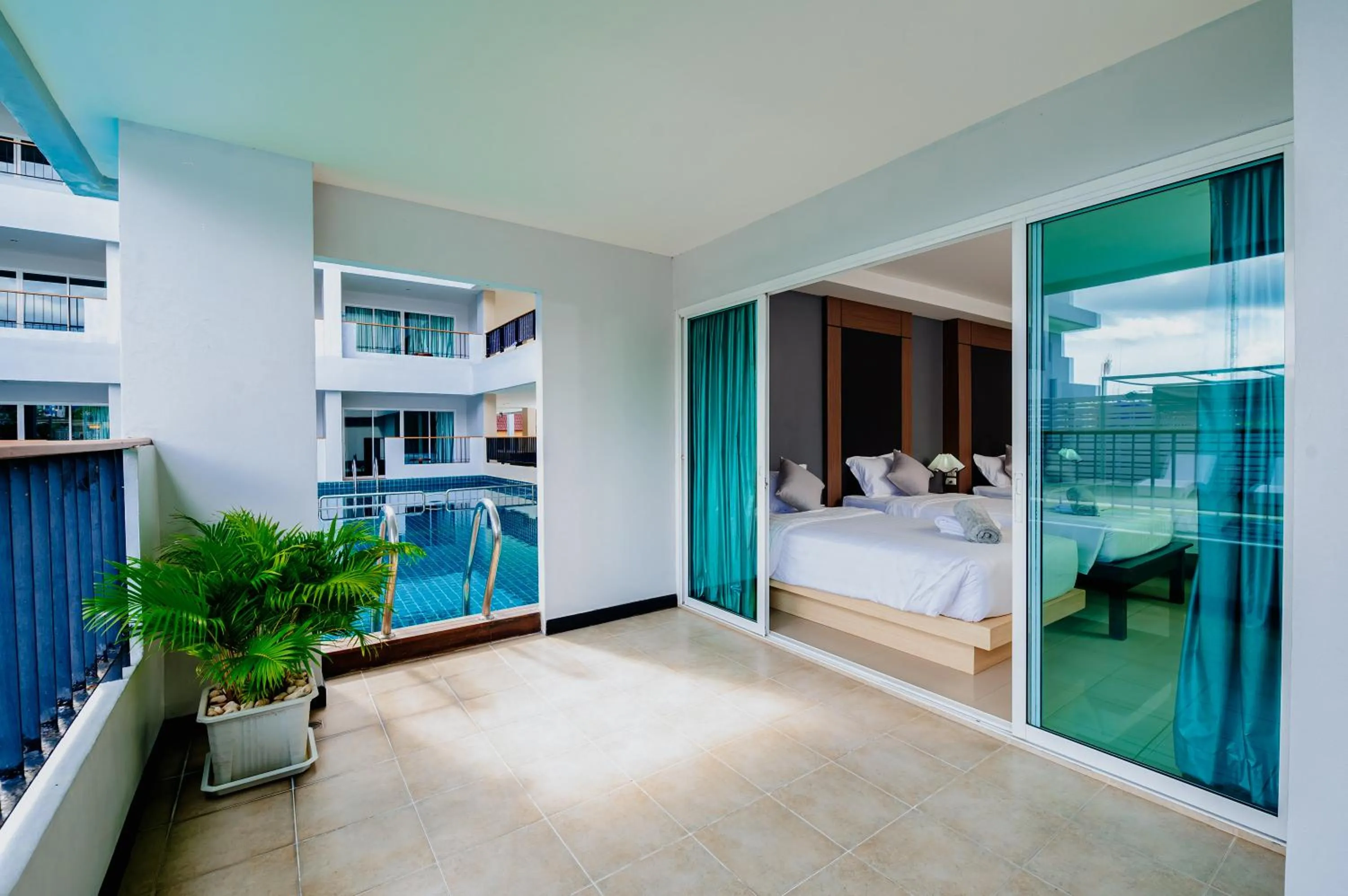 Bed in Casa Del M Patong Phuket - Newly Renovated
