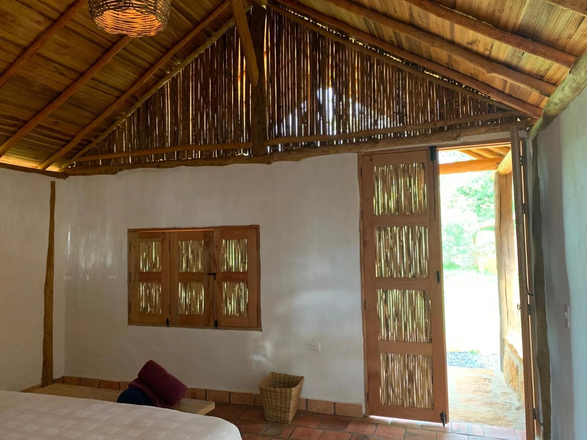 Property building, Bed in Nativo Eco-Hotel Barichara