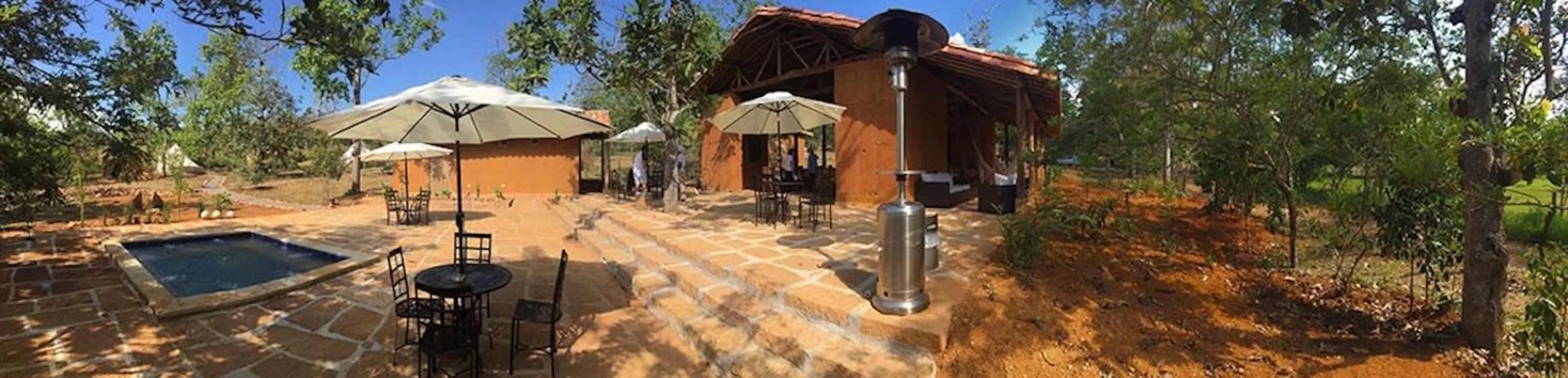 Patio in Nativo Eco-Hotel Barichara