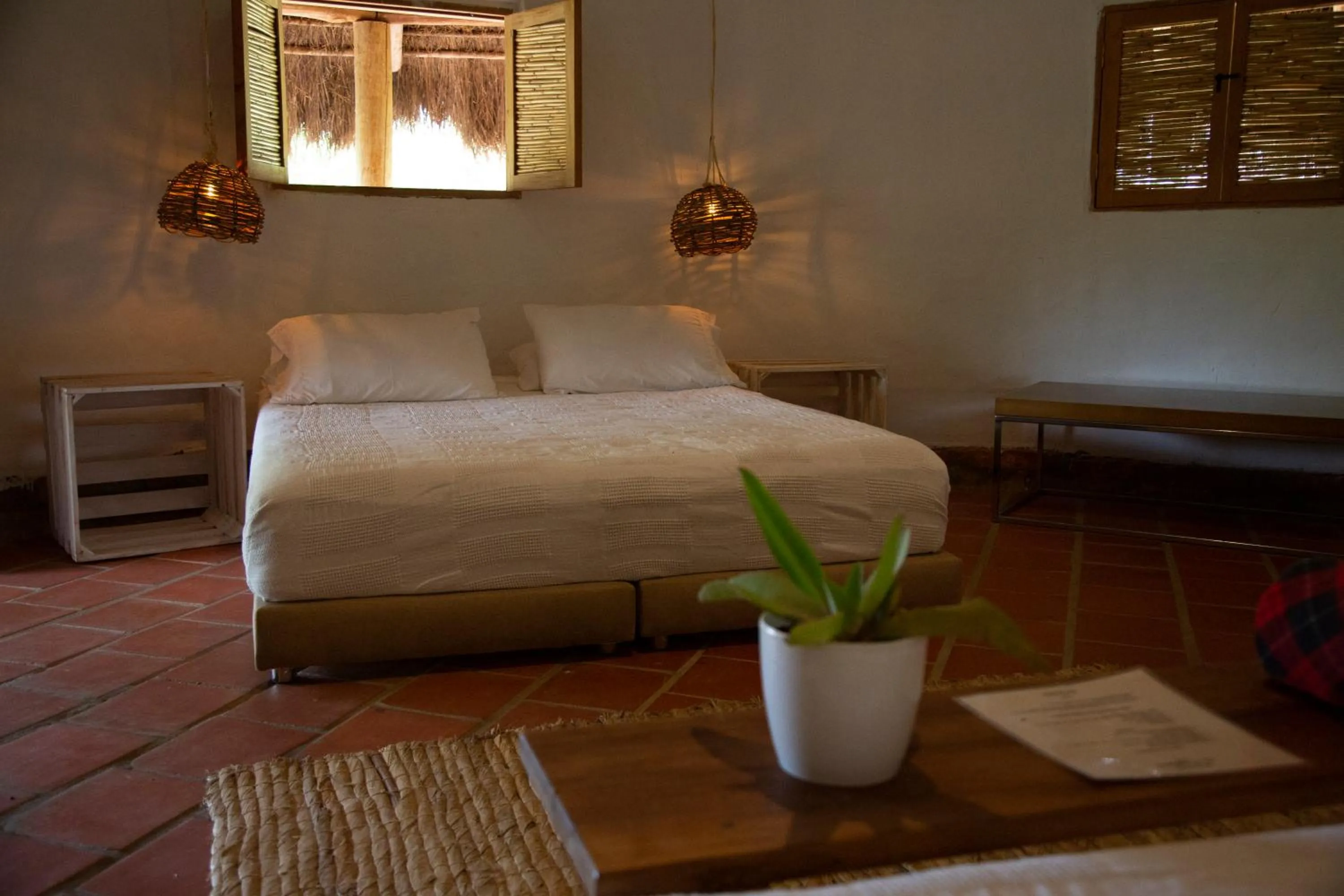 Bedroom, Bed in Nativo Eco-Hotel Barichara