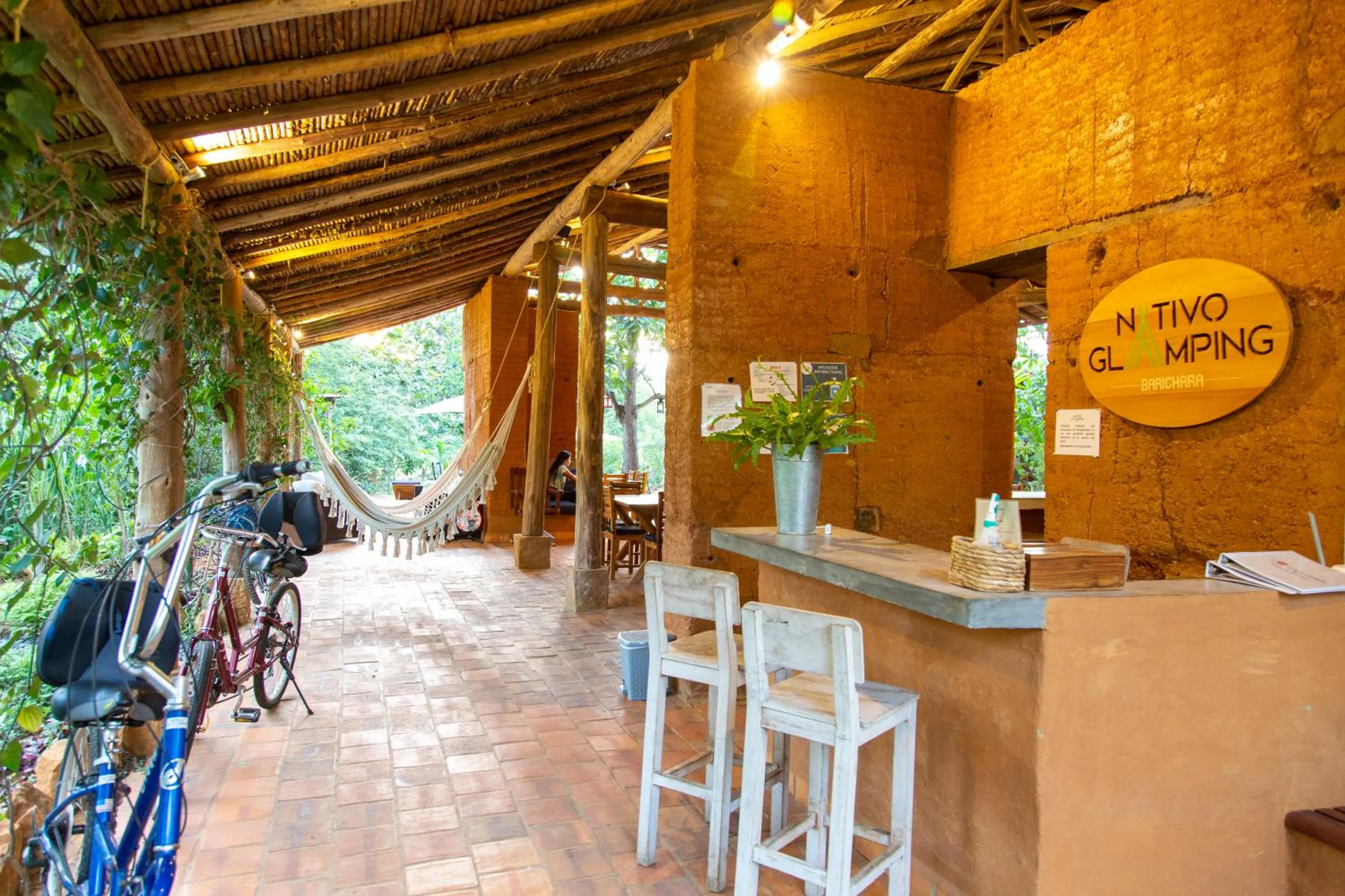 Lobby or reception in Nativo Eco-Hotel Barichara