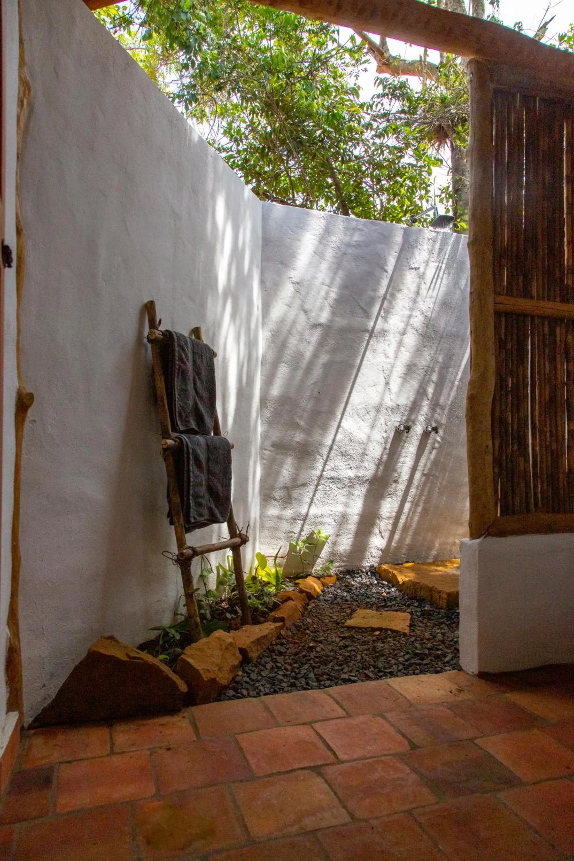 Open Air Bath in Nativo Eco-Hotel Barichara
