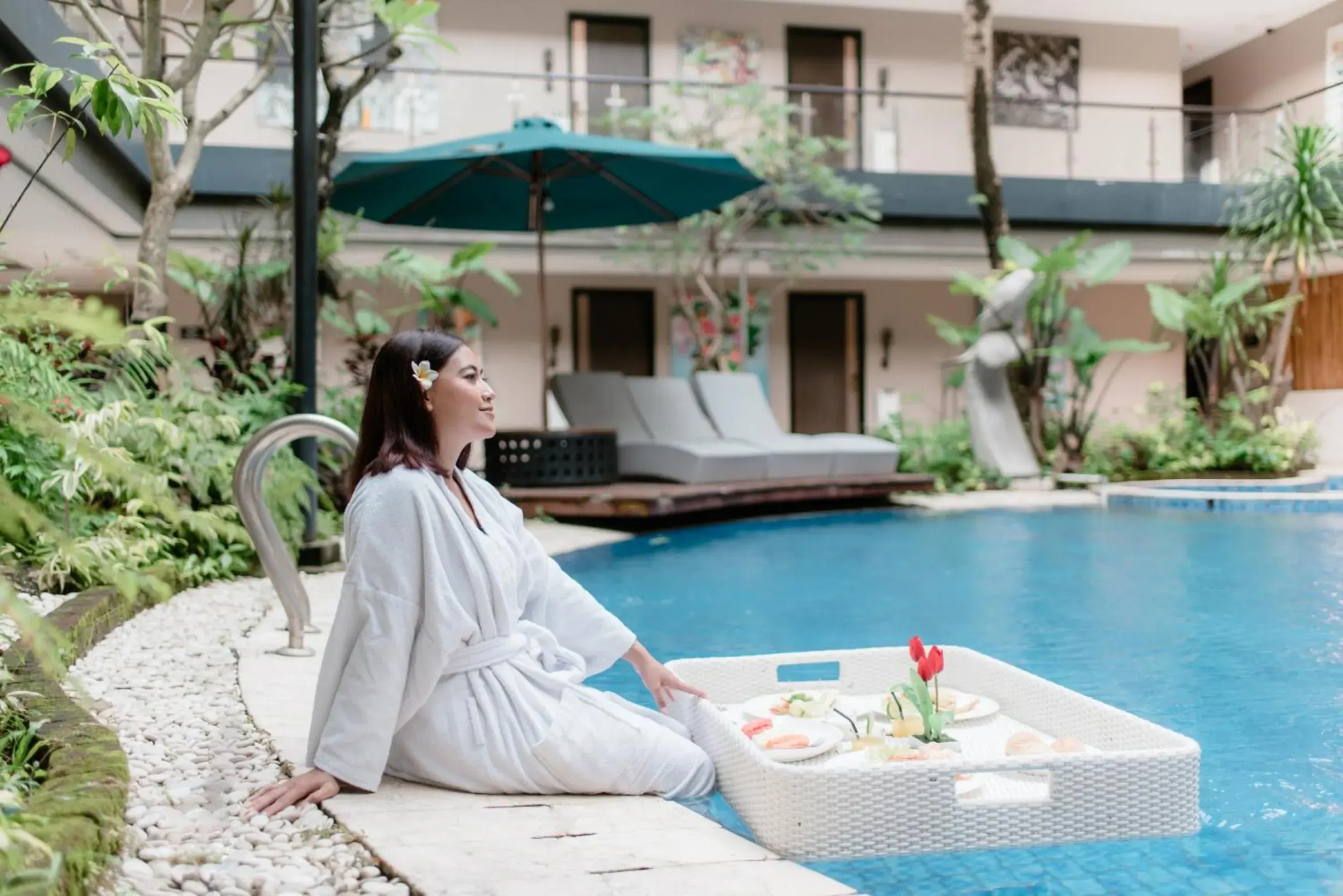 Breakfast in Amaroossa Suite Bali Breakfast in Amaroossa Suite Bali