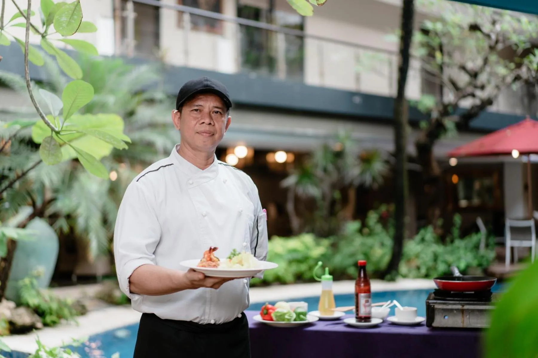 Food and drinks in Amaroossa Suite Bali