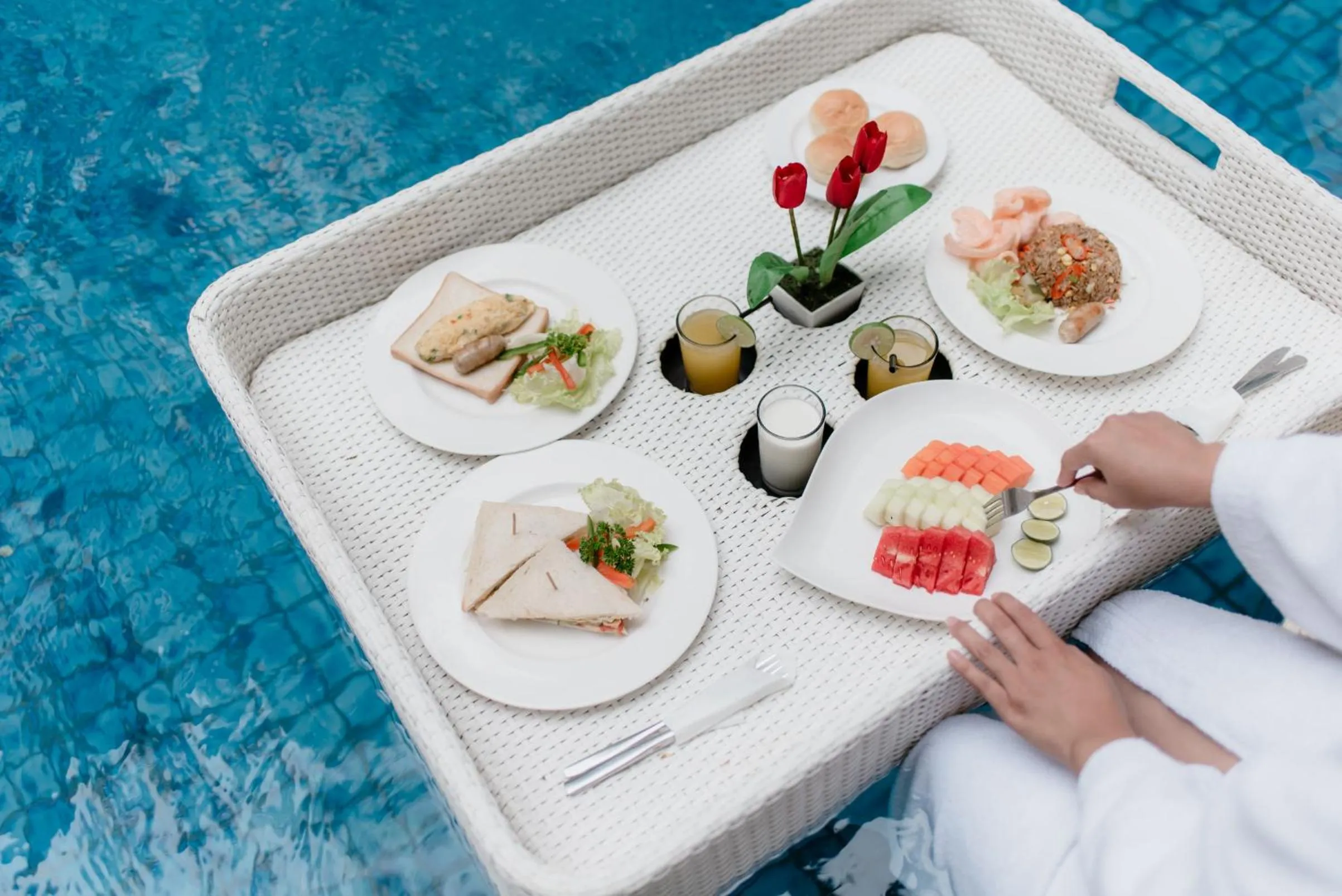 Breakfast in Amaroossa Suite Bali