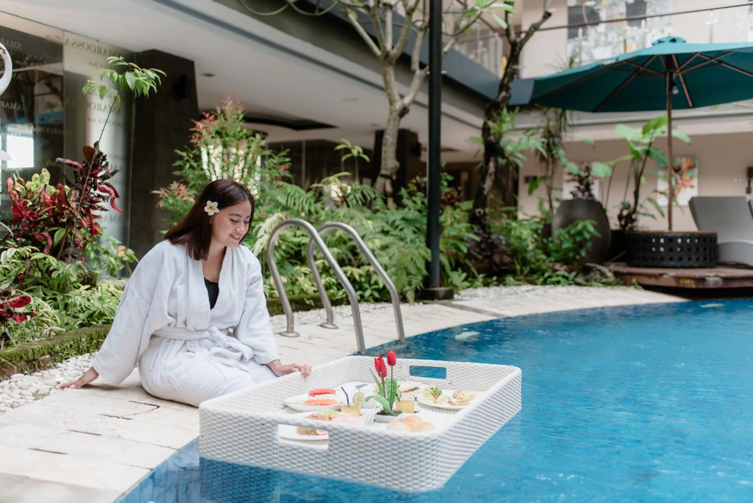 Breakfast in Amaroossa Suite Bali