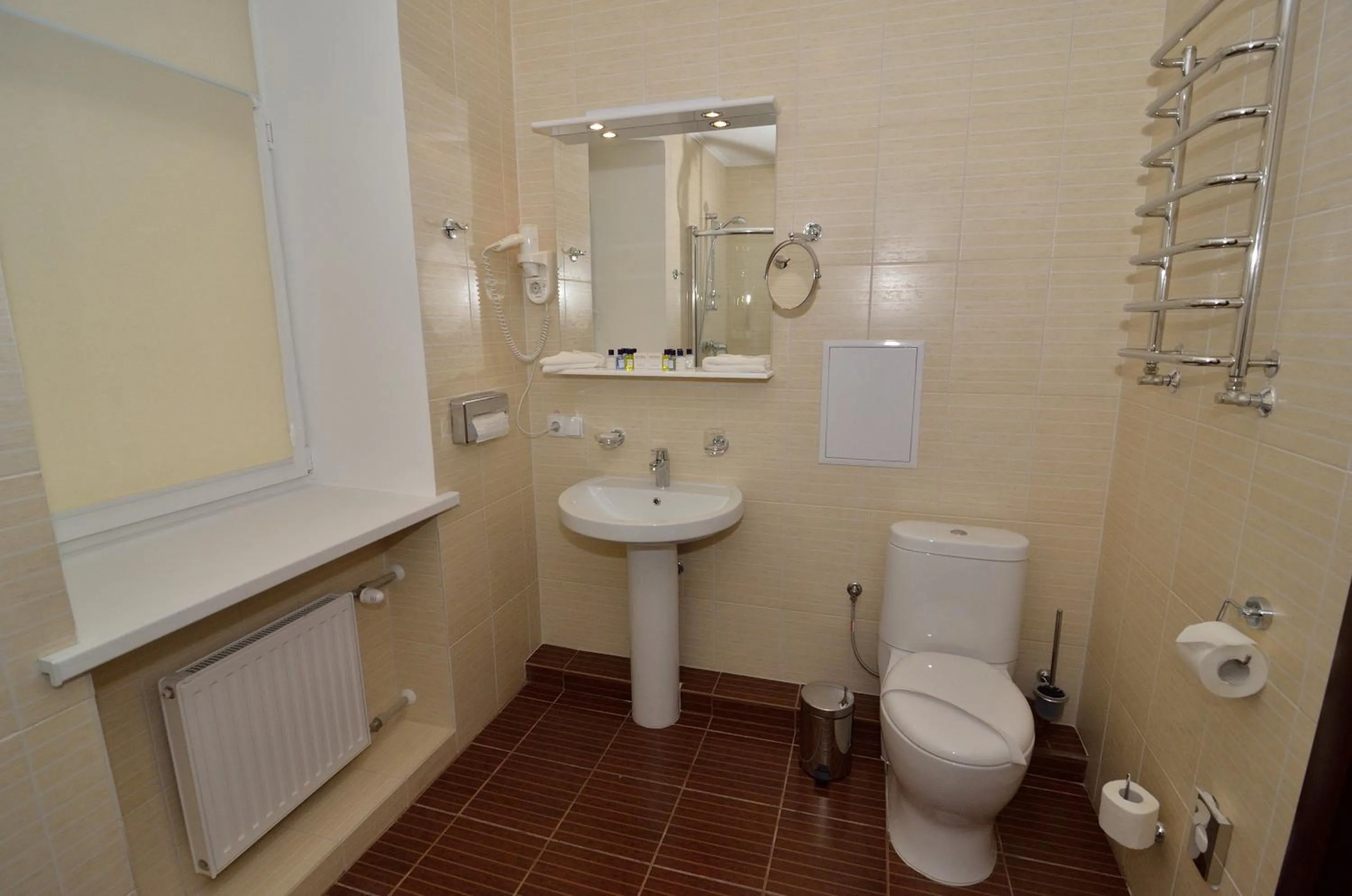 Bathroom in Hotel Ukraine Rivne