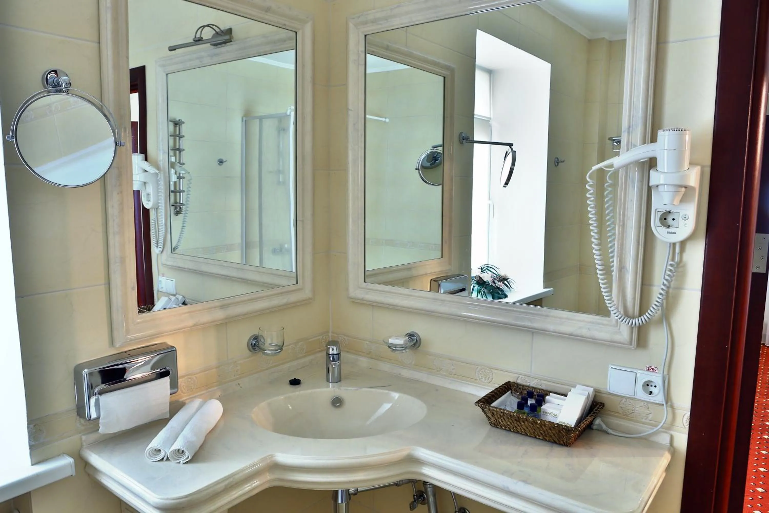 Bathroom in Hotel Ukraine Rivne