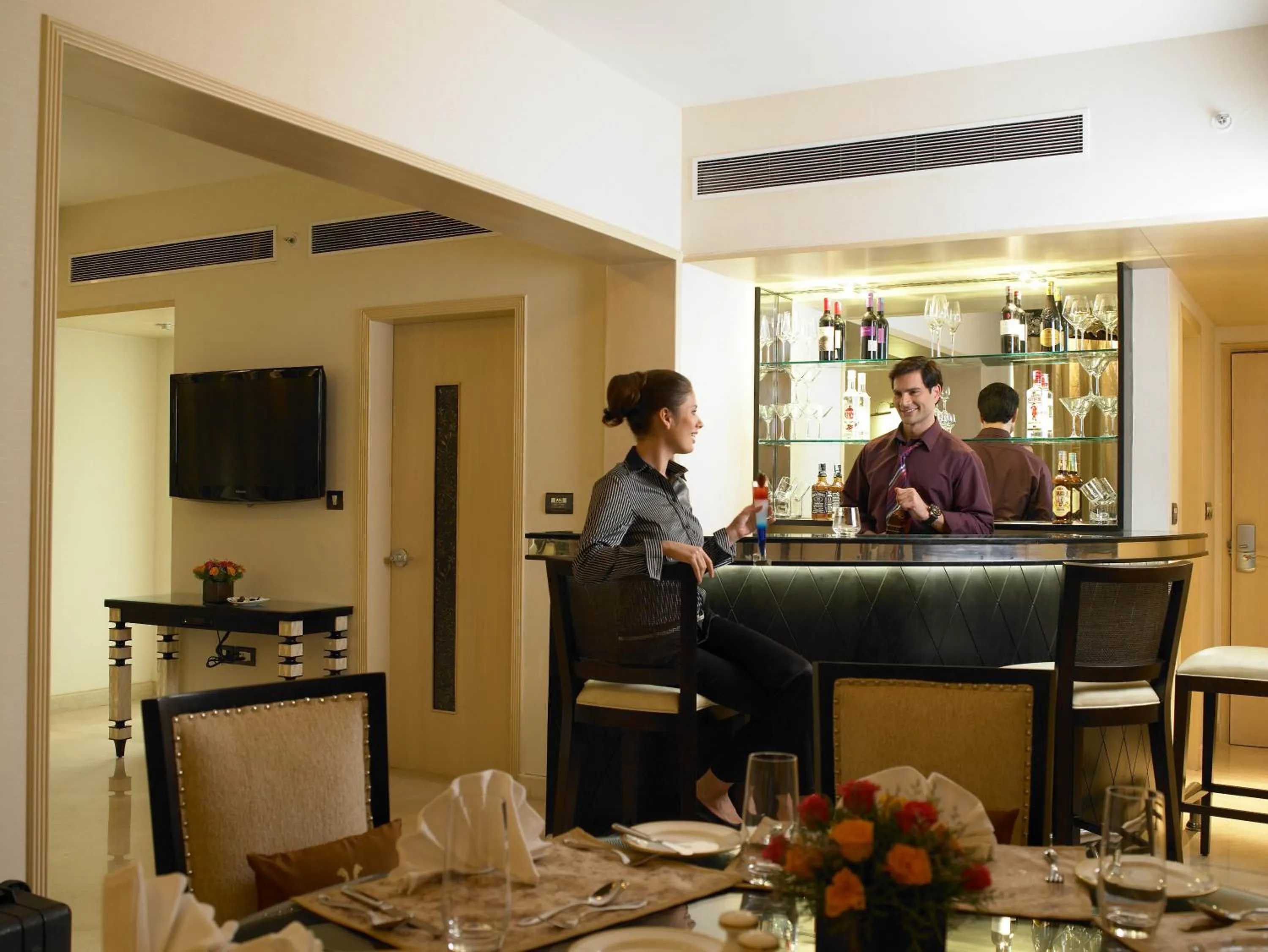 Lounge or bar in The Zuri Whitefield Bengaluru