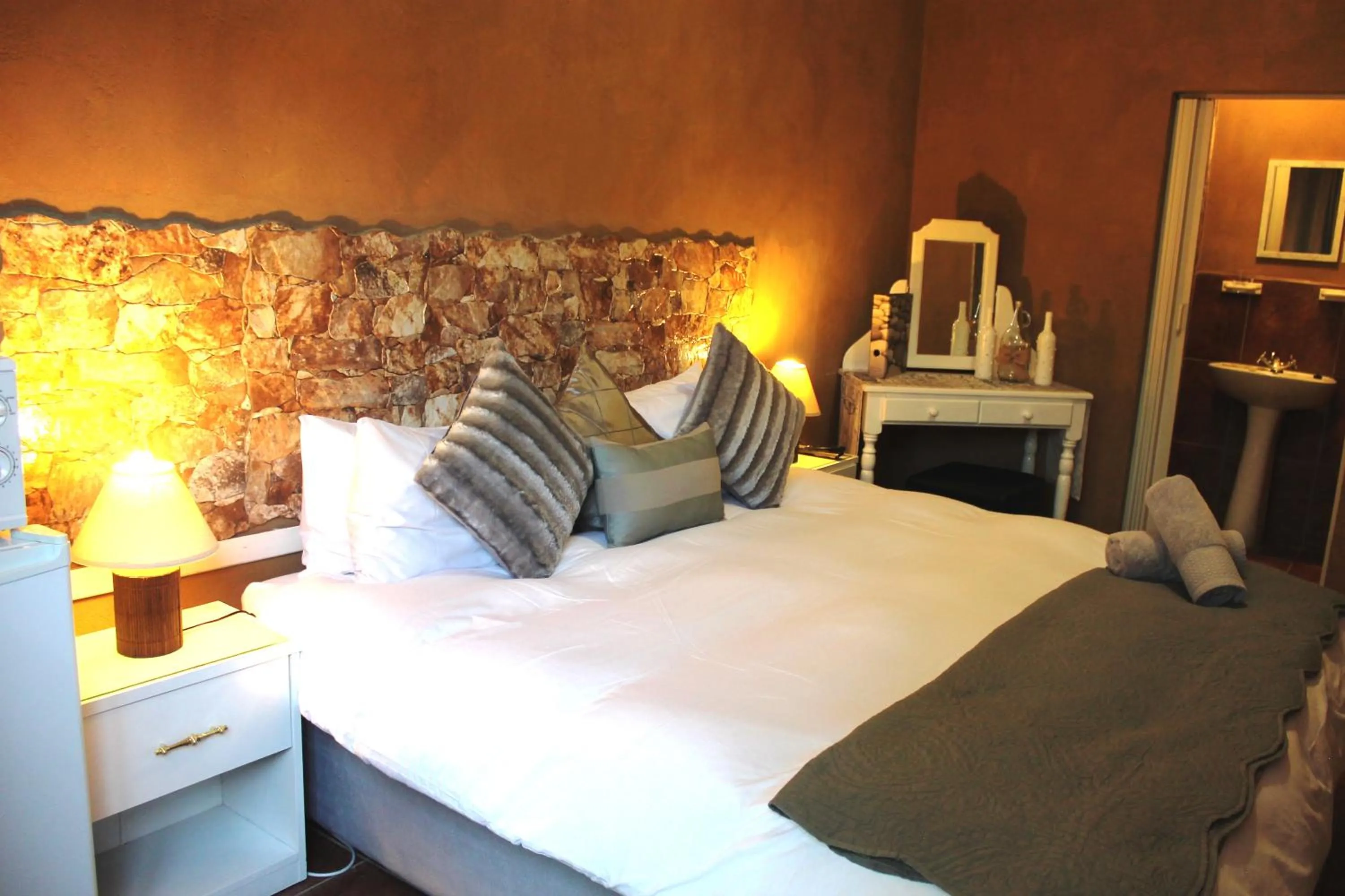 Bed in Potties Guesthouse