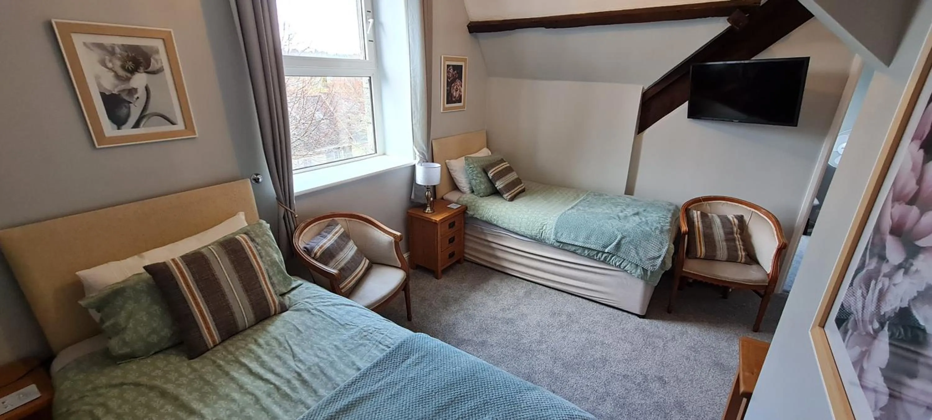 Bed in The Pendennis Guest House