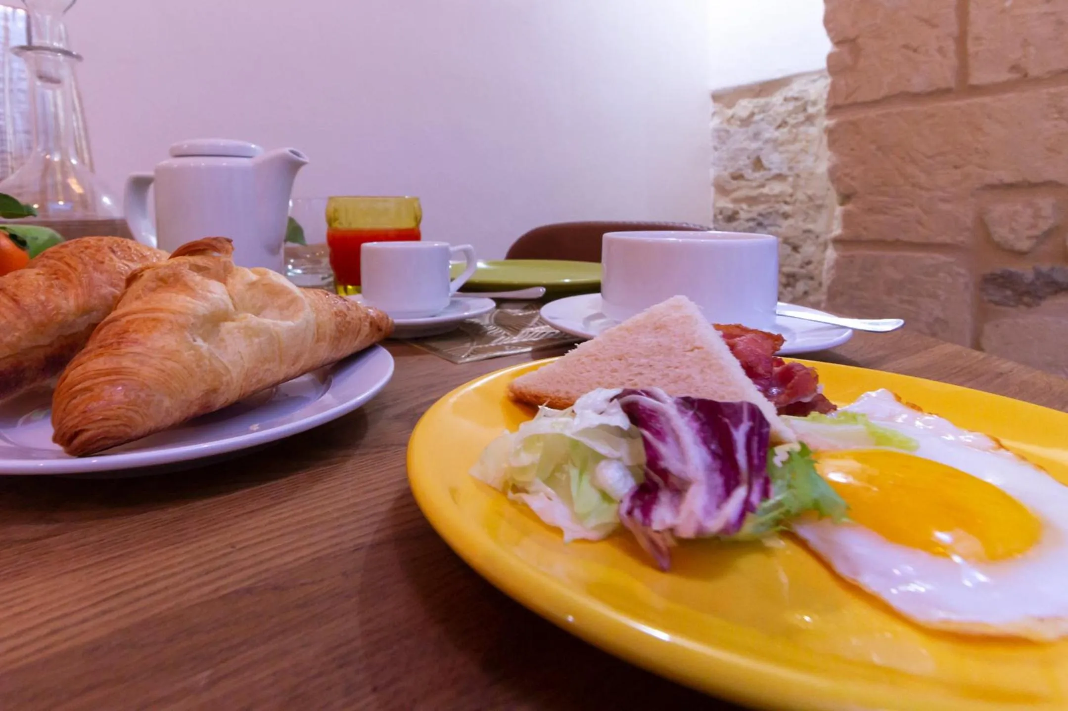 Breakfast in Le Nicchie luxury rooms