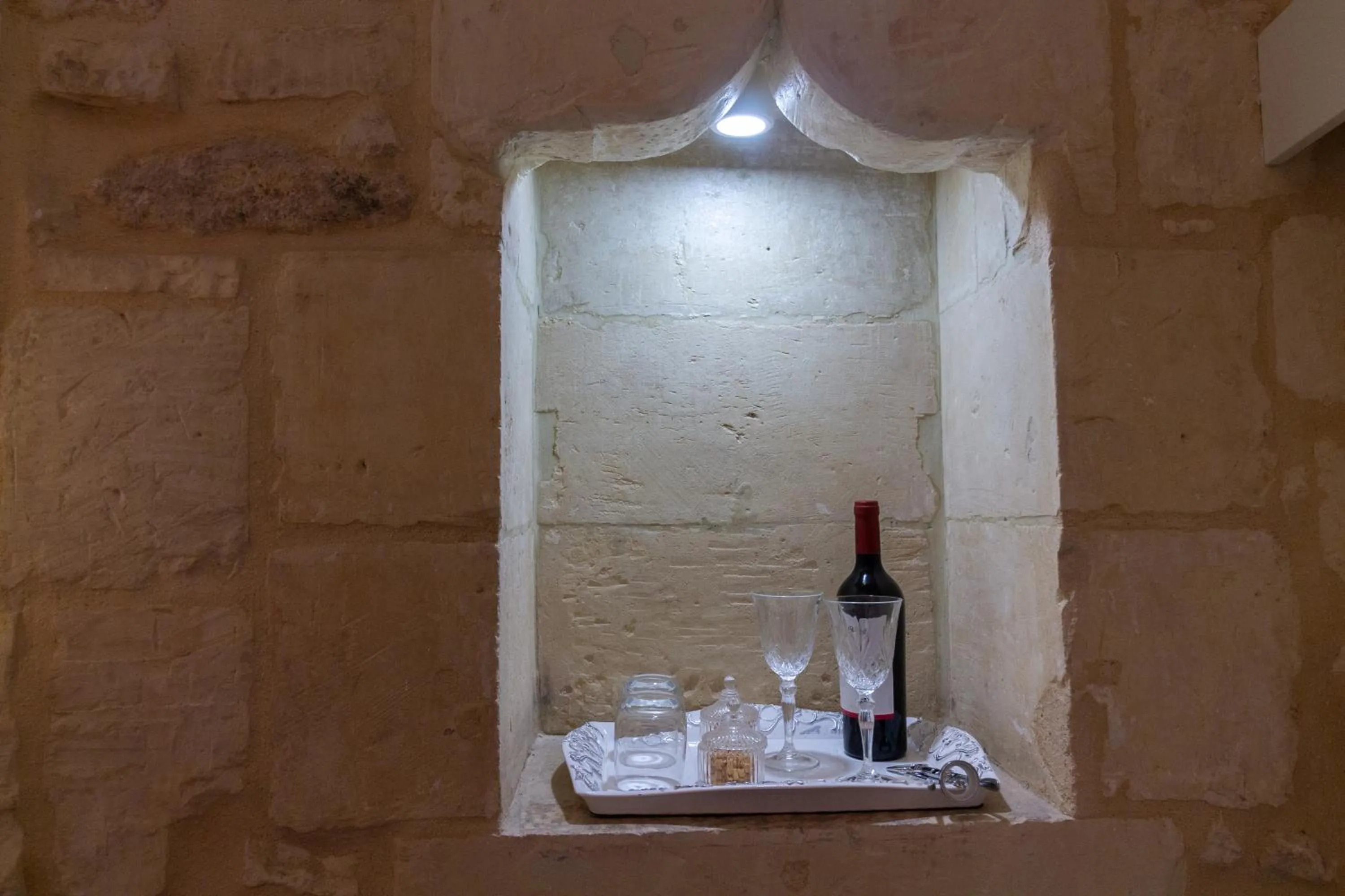 Decorative detail in Le Nicchie luxury rooms