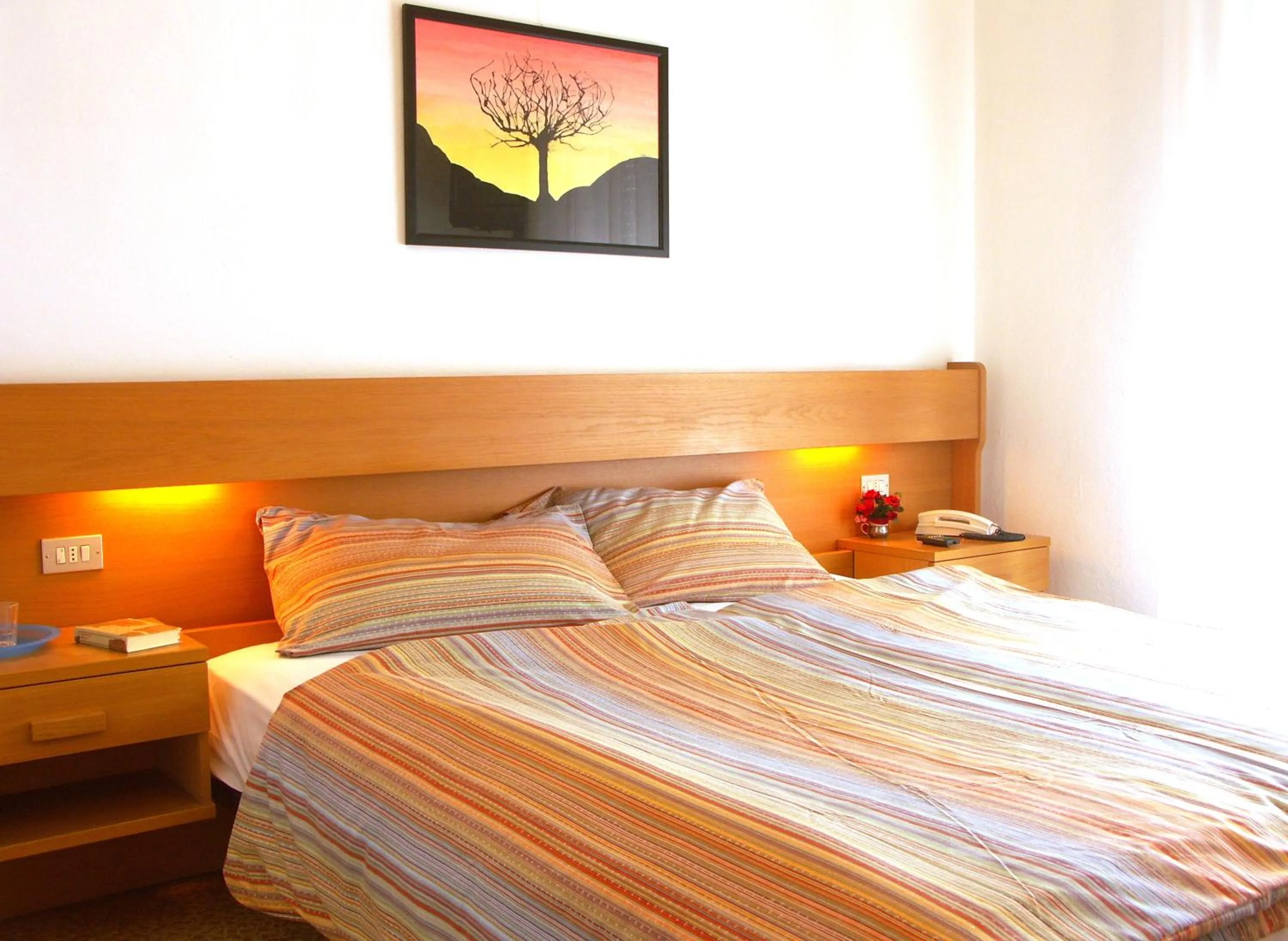 Bed in Hotel Villa Clara