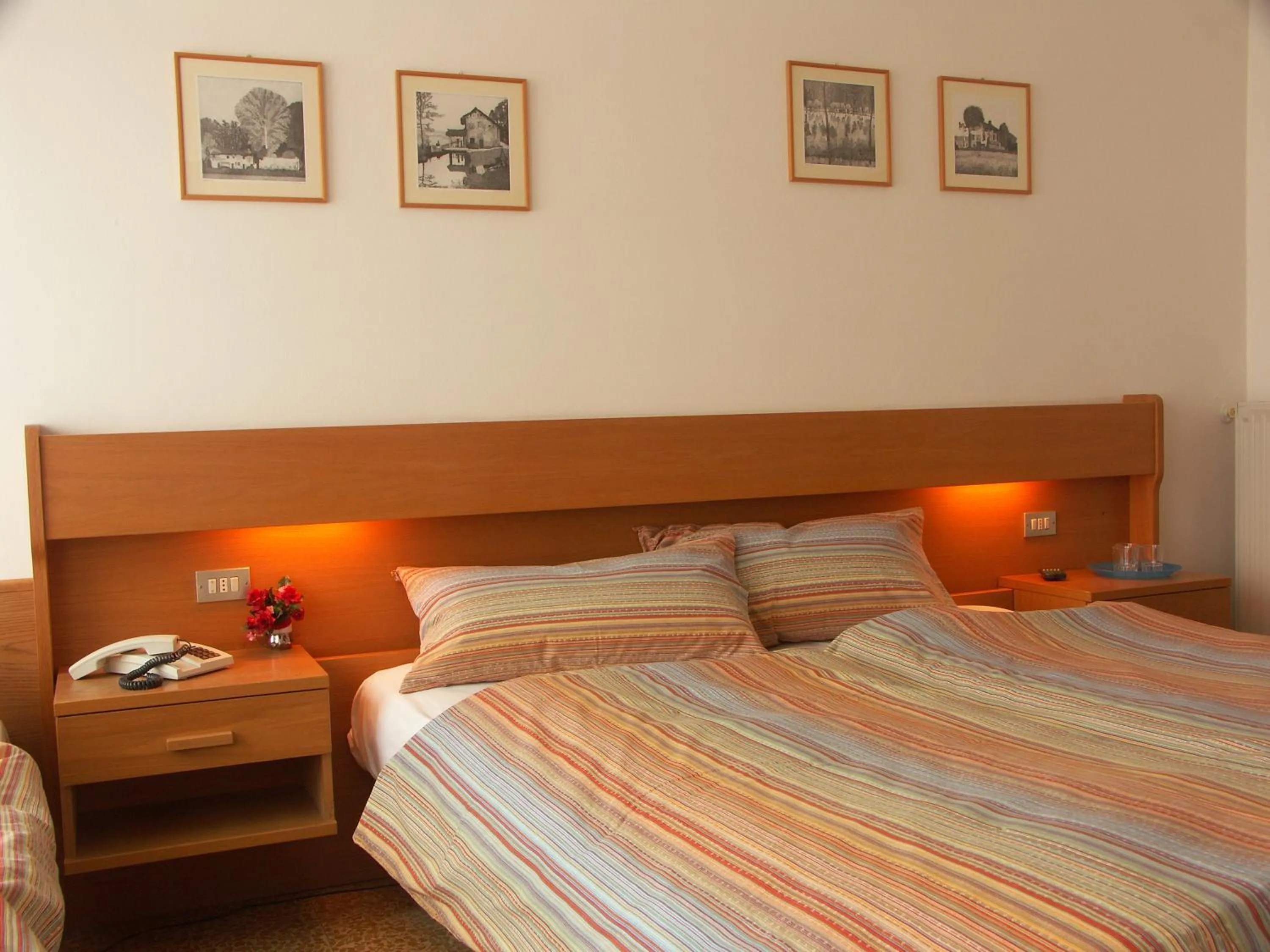 Bed in Hotel Villa Clara