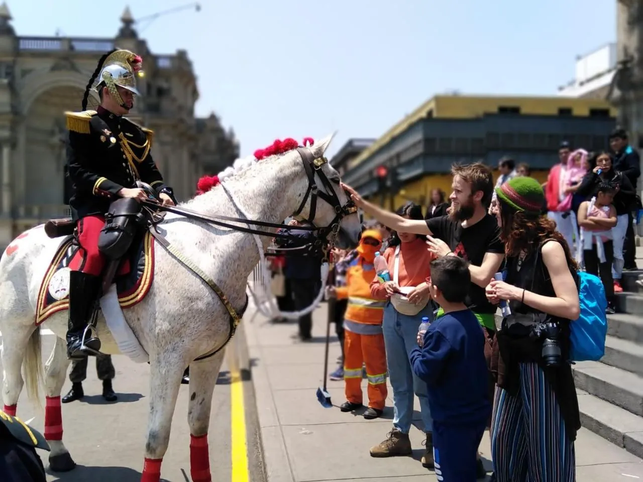 Horse-riding in Samanai Wasi