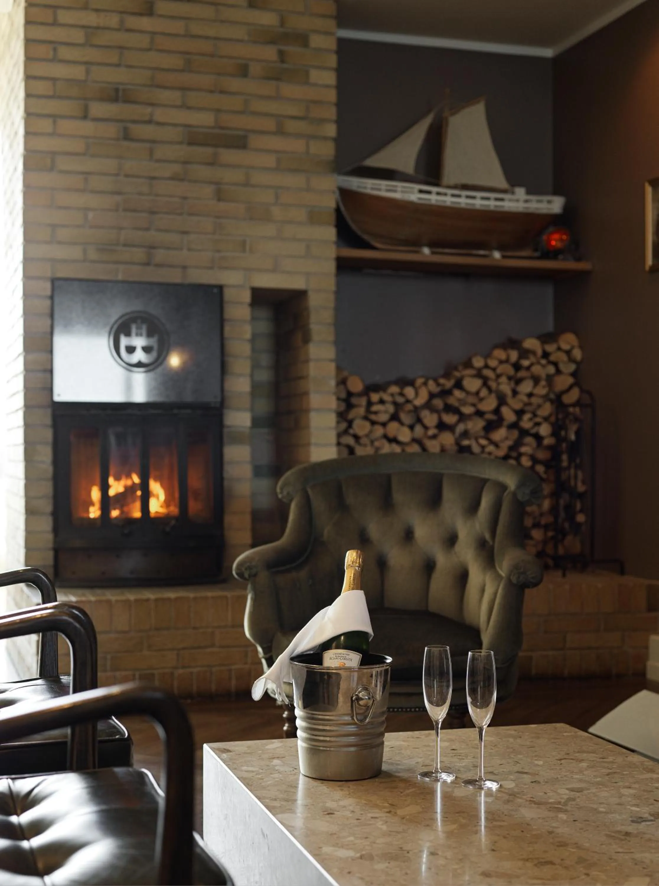 Living room in Hotel Búdir