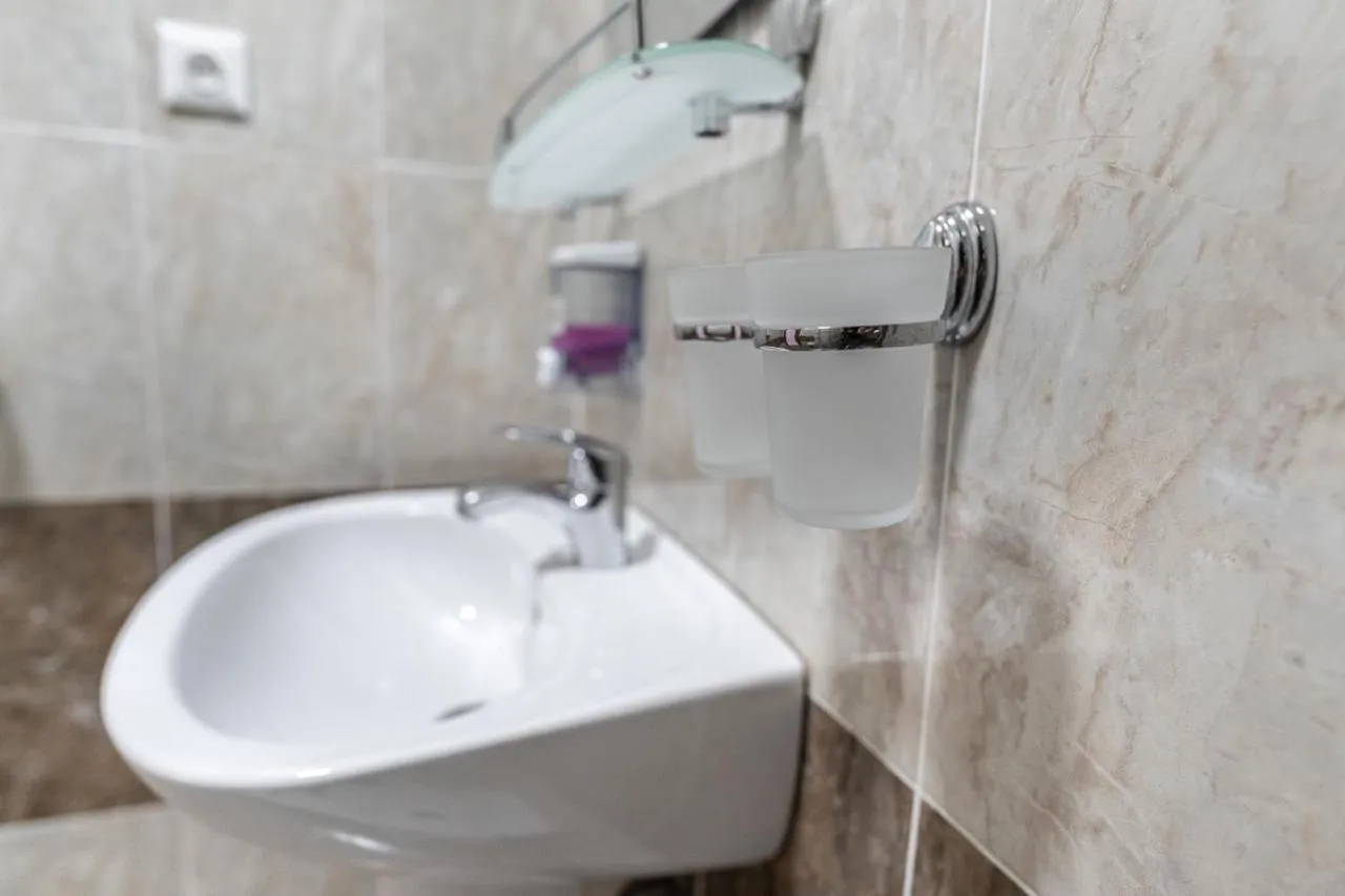 Bathroom in Madanur Hotel