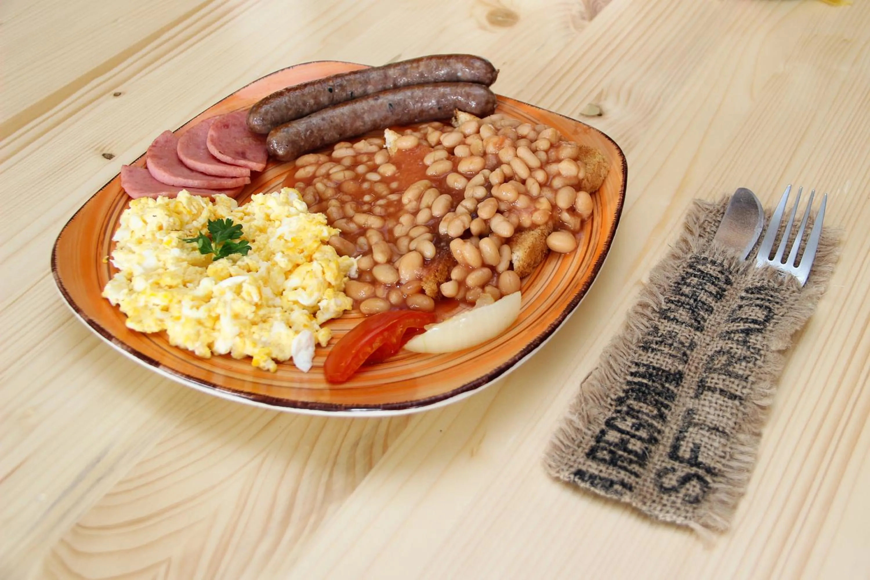 Food close-up in Madanur Hotel
