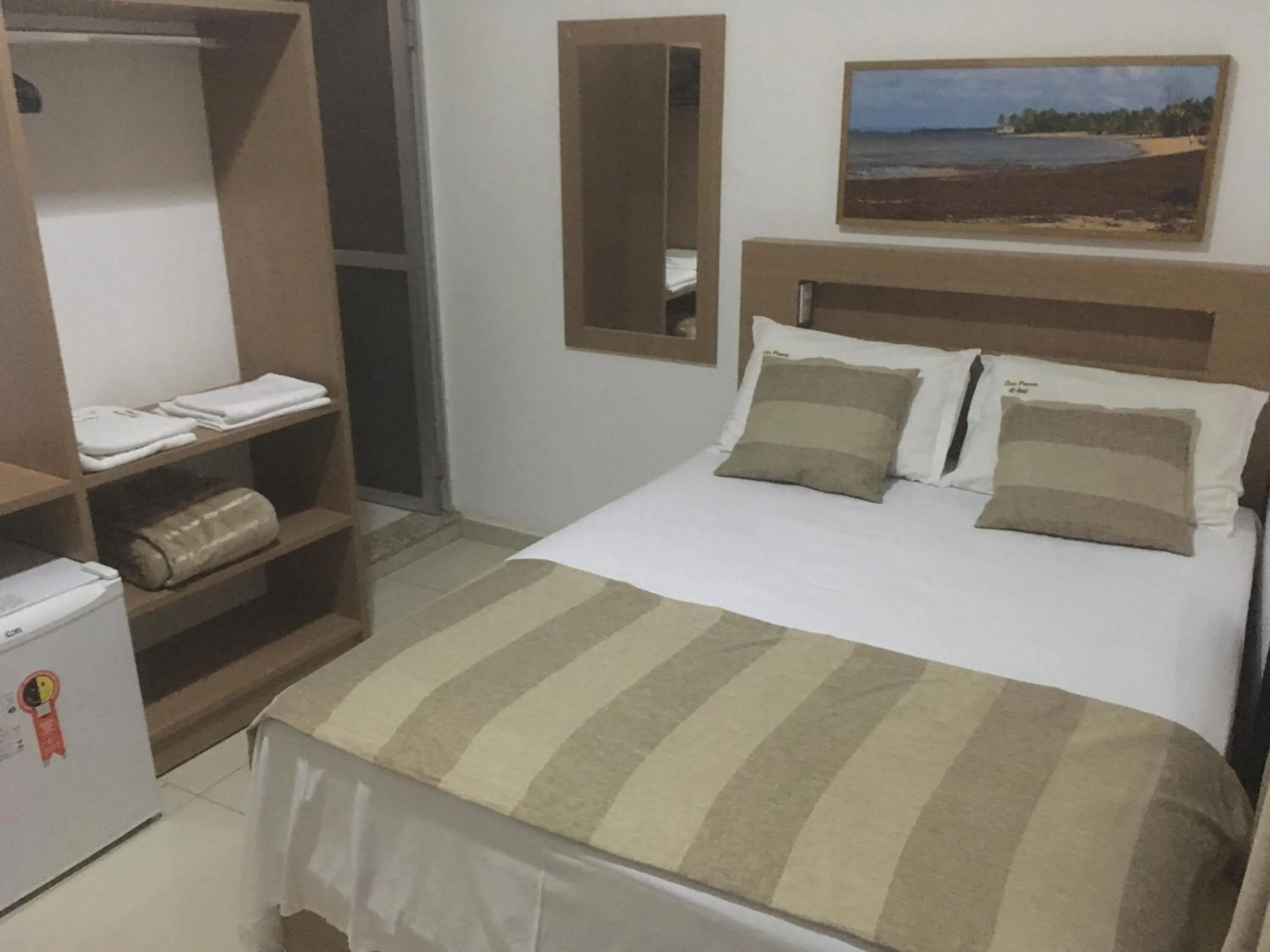 Bed in Hotel Dom Passos