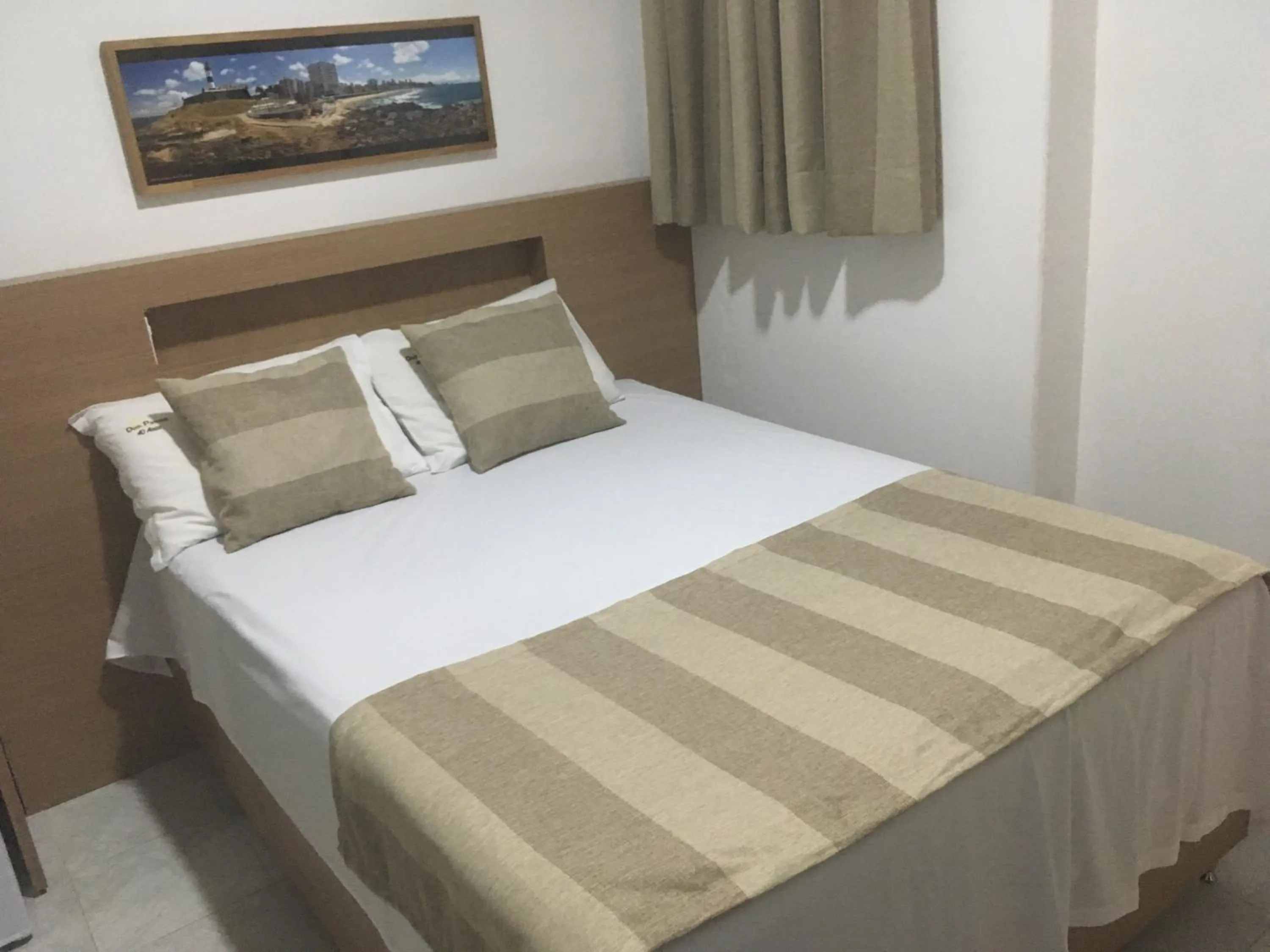 Bed in Hotel Dom Passos