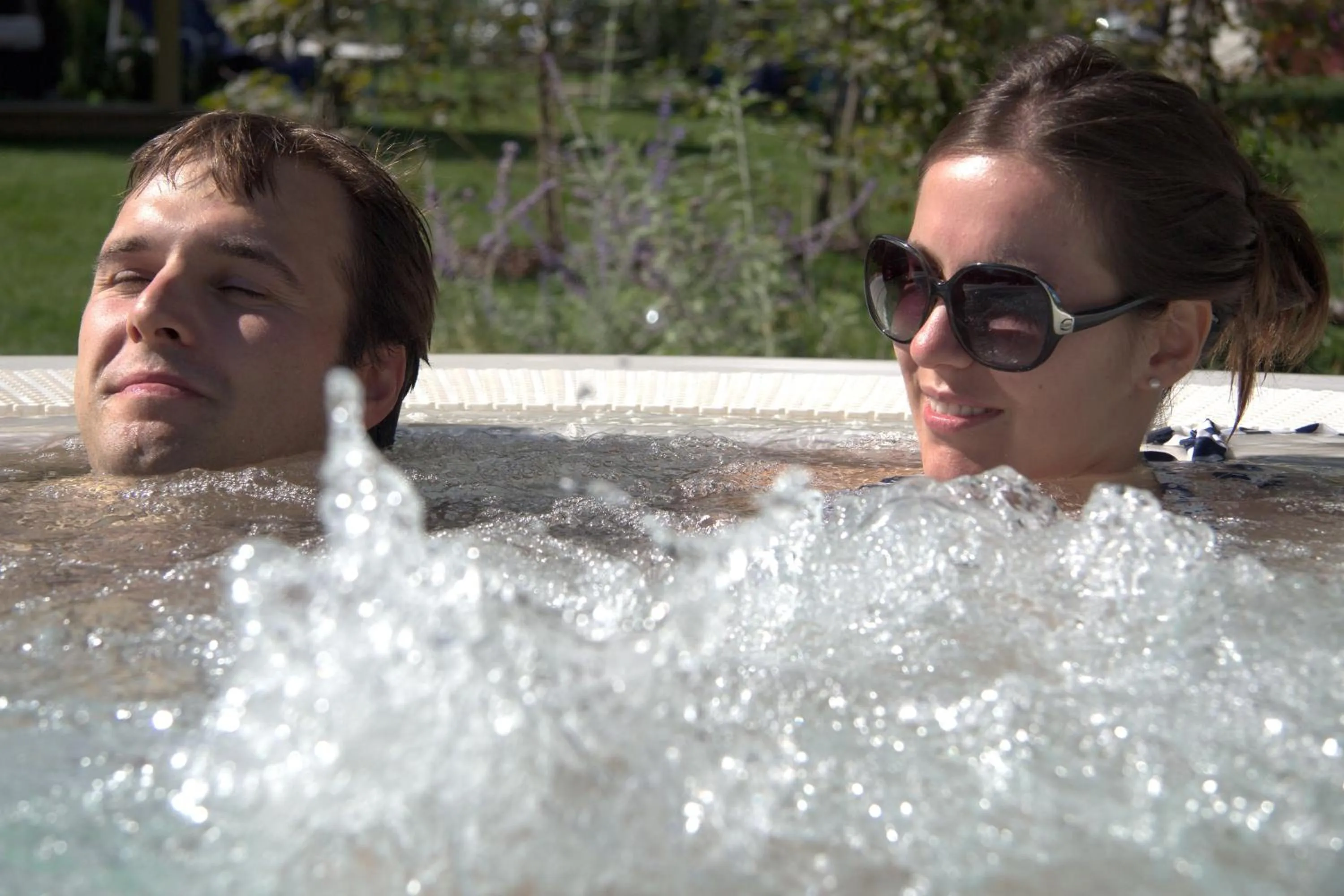 Hot Tub in Garden Hotel Bellariva