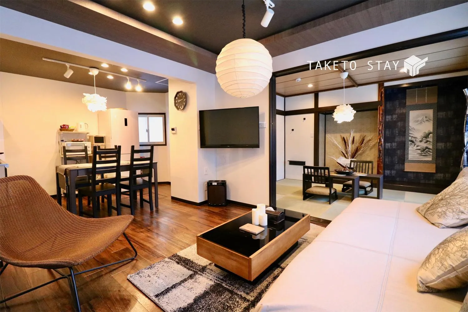 Bed in One's Villa Sapporo