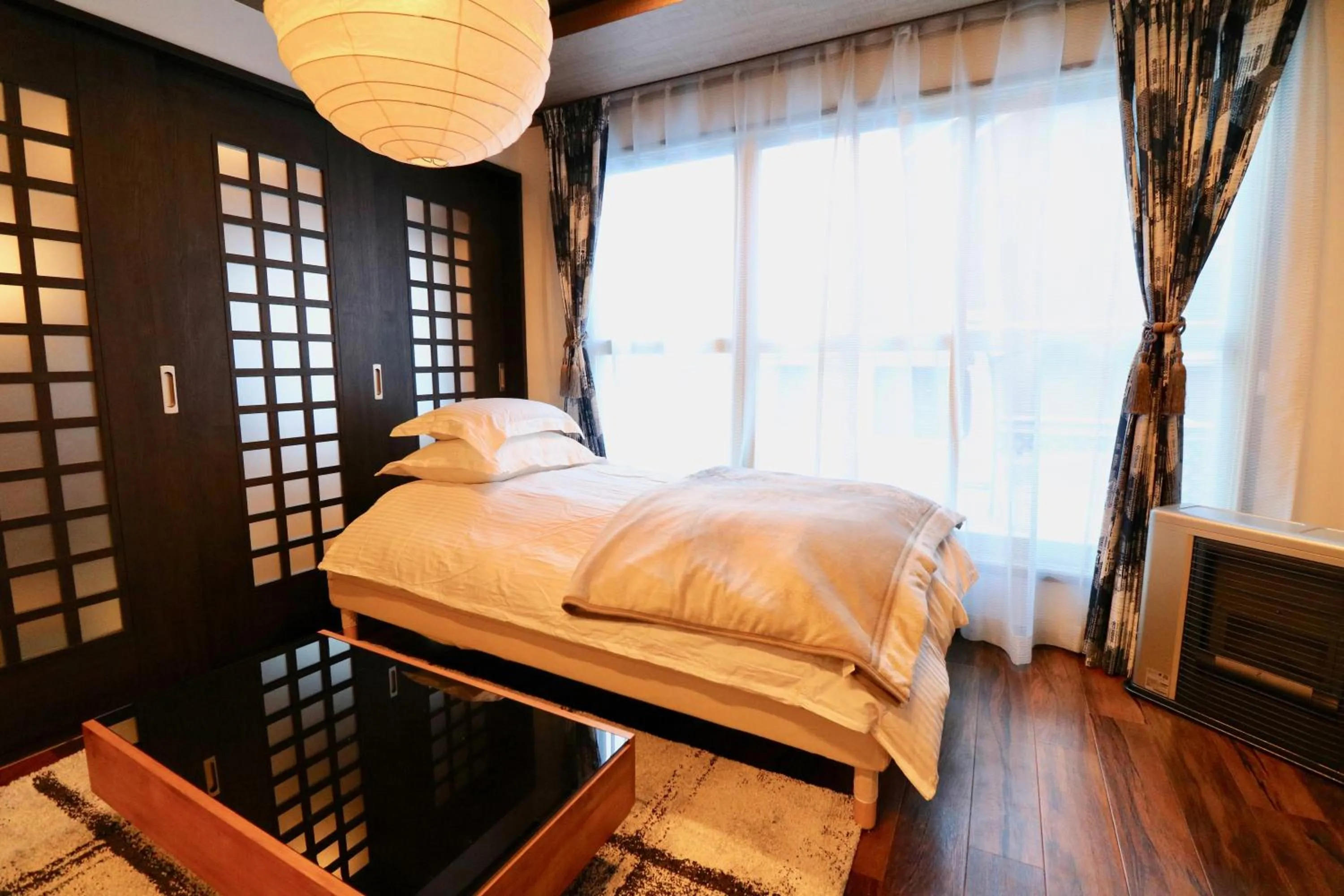 Bed in One's Villa Sapporo