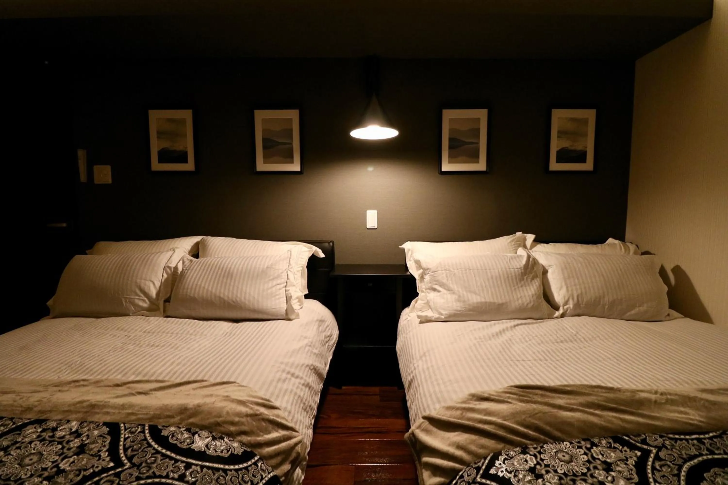 Bed in One's Villa Sapporo
