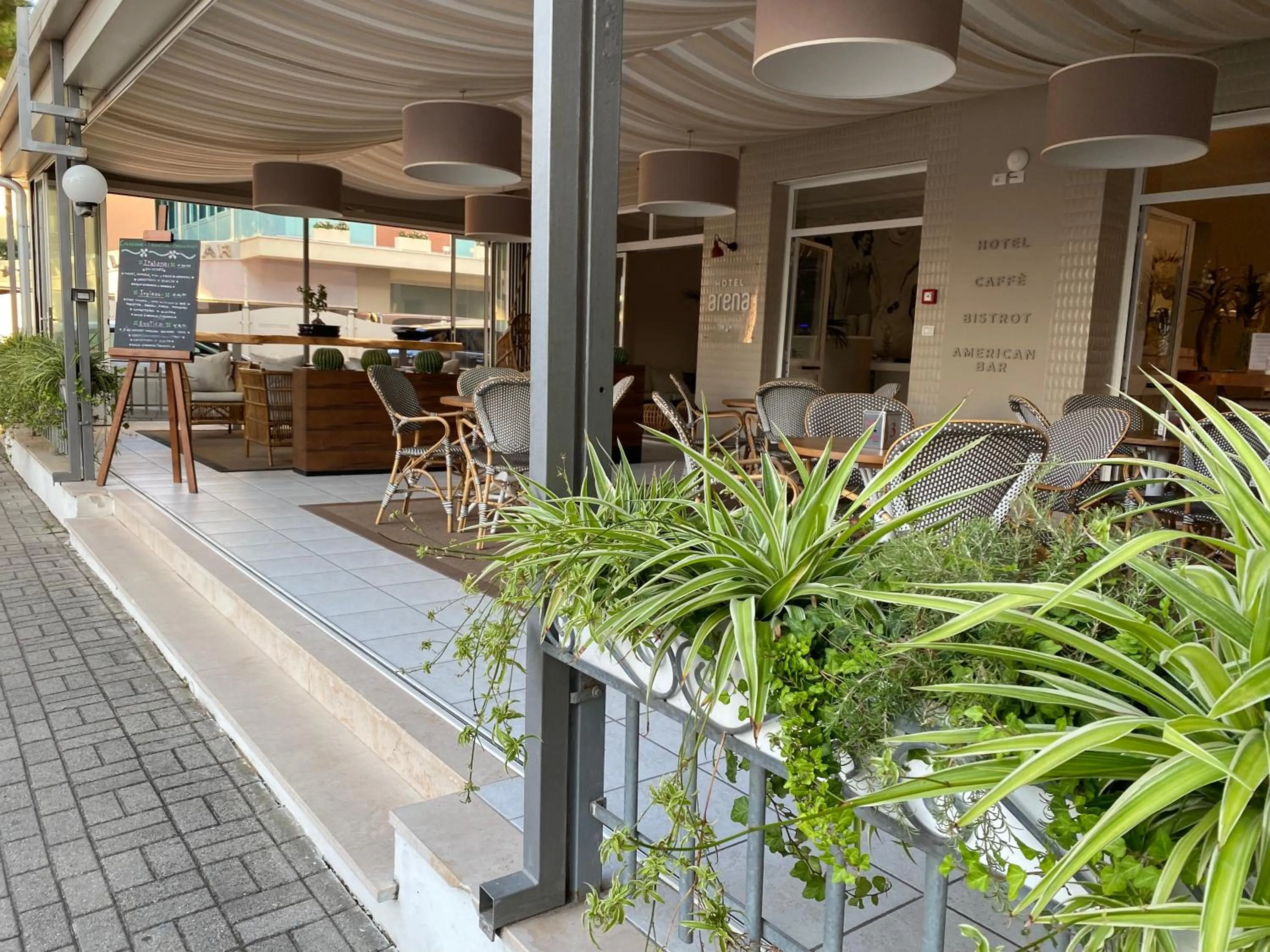 Patio in Hotel Arena