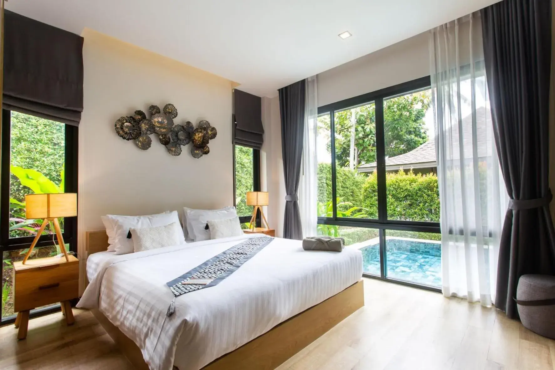 Bed in CHUZ Villas Samui SHA Plus Bed in CHUZ Villas Samui SHA Plus