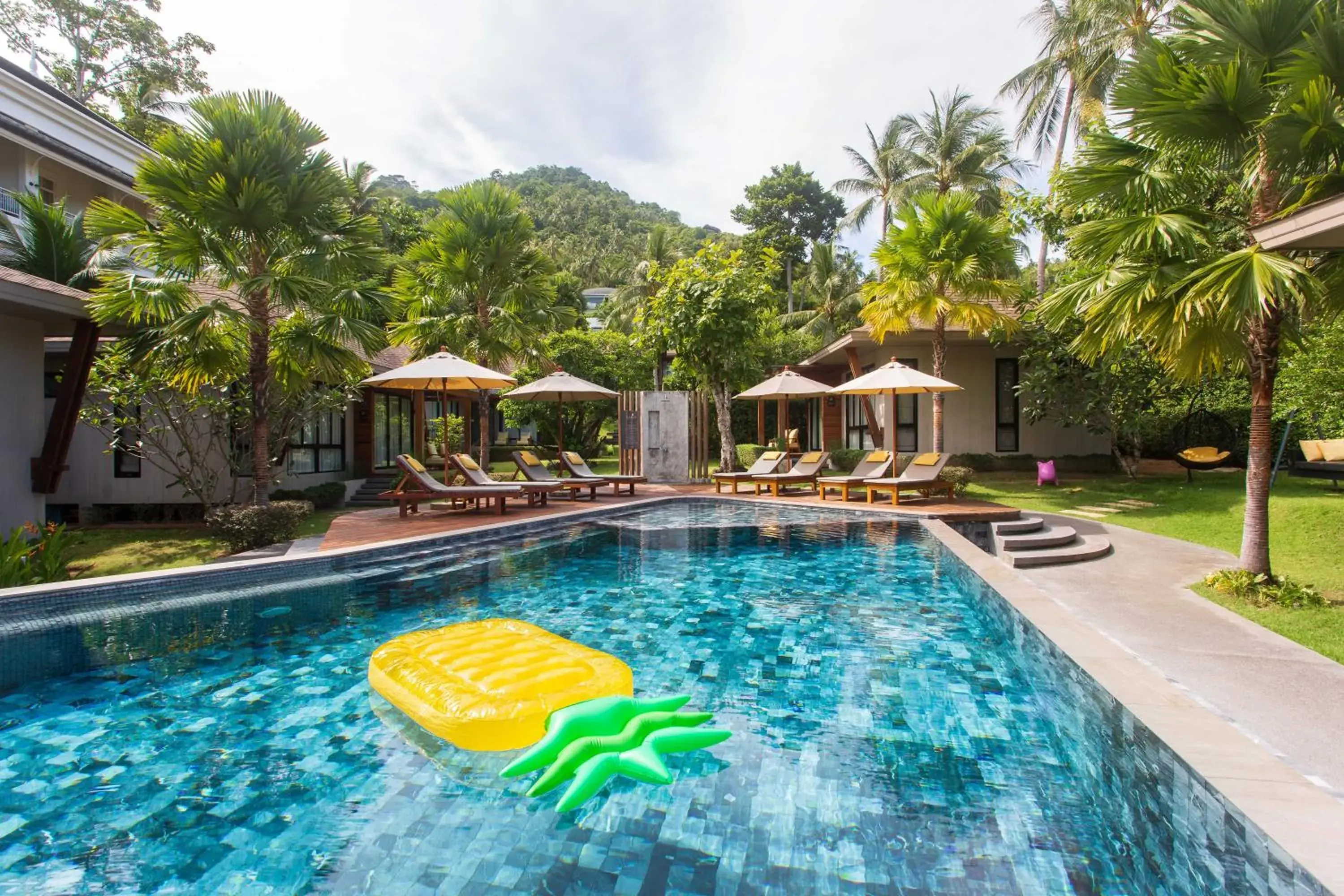 Swimming pool in CHUZ Villas Samui SHA Plus Swimming pool in CHUZ Villas Samui SHA Plus