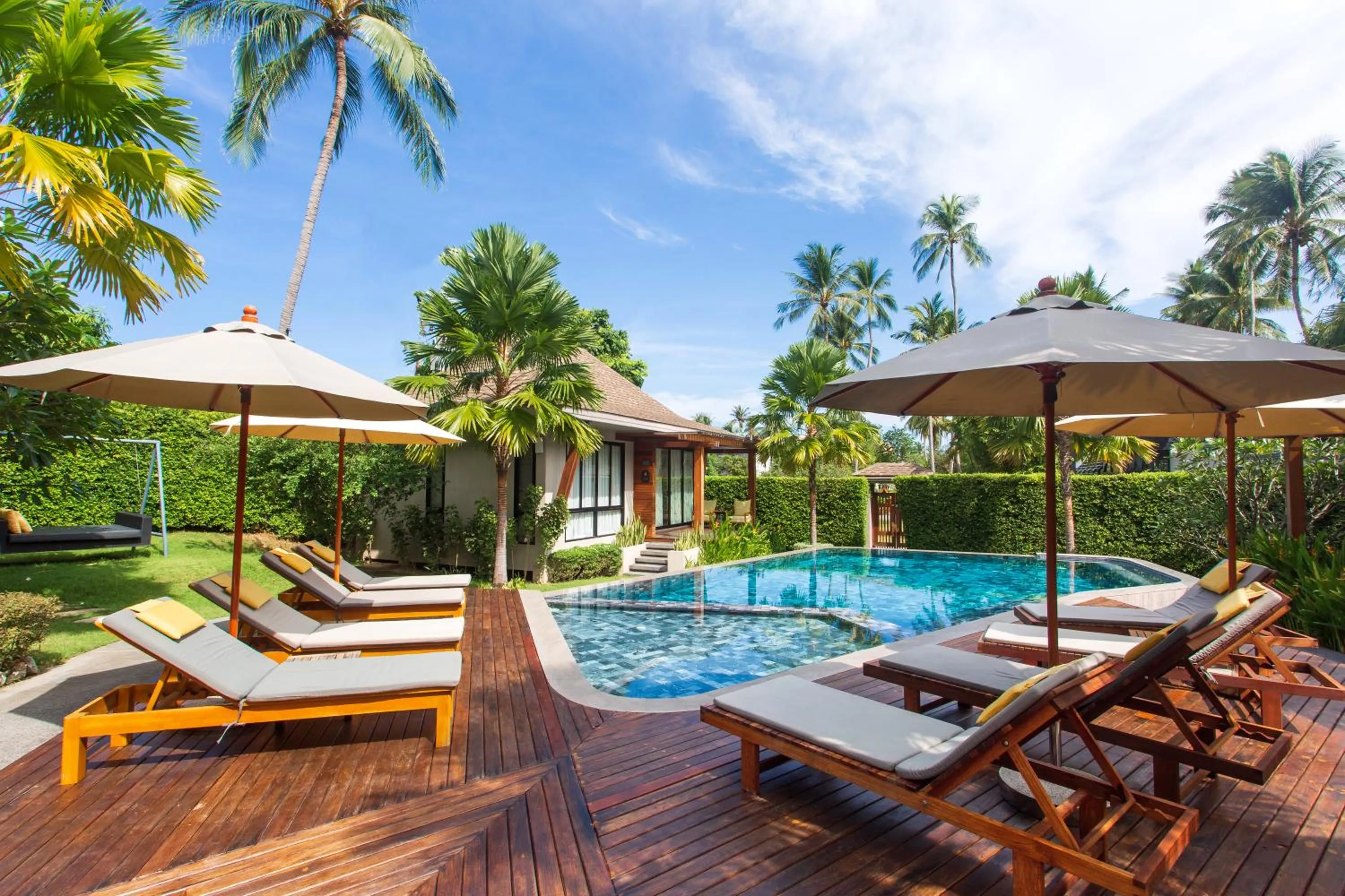 Swimming pool in CHUZ Villas Samui SHA Plus