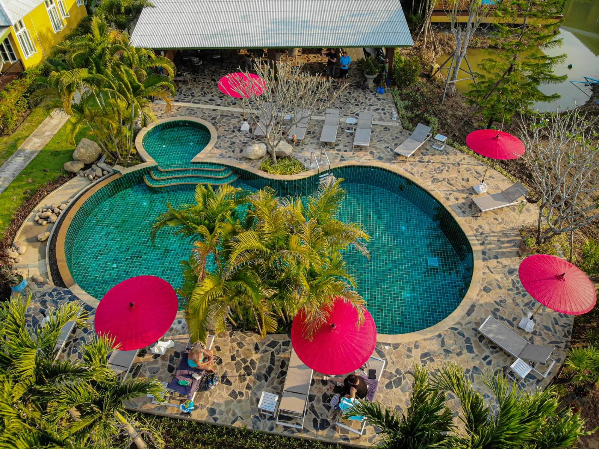 Pool view in Phoo Na Resort