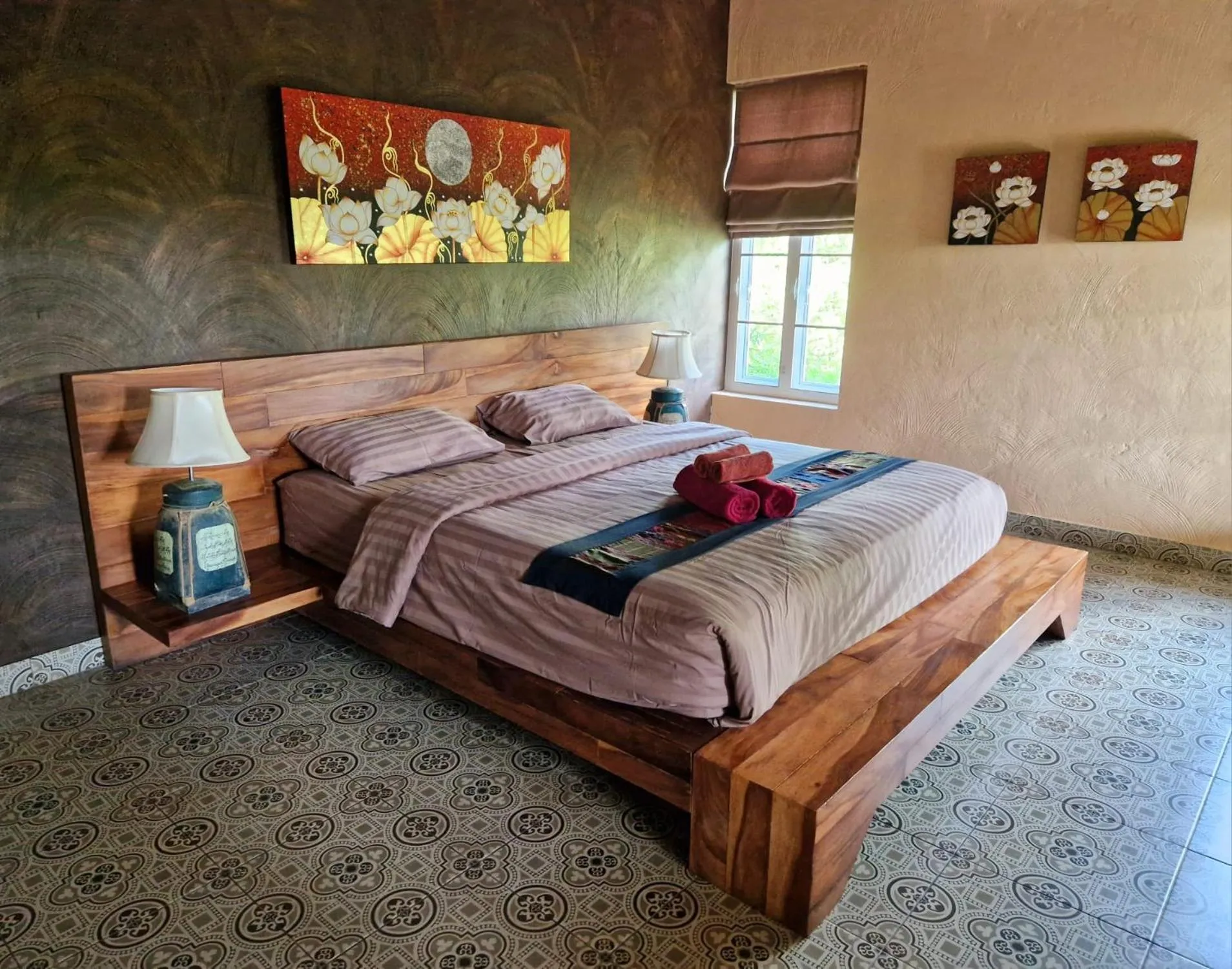Bed in Phoo Na Resort
