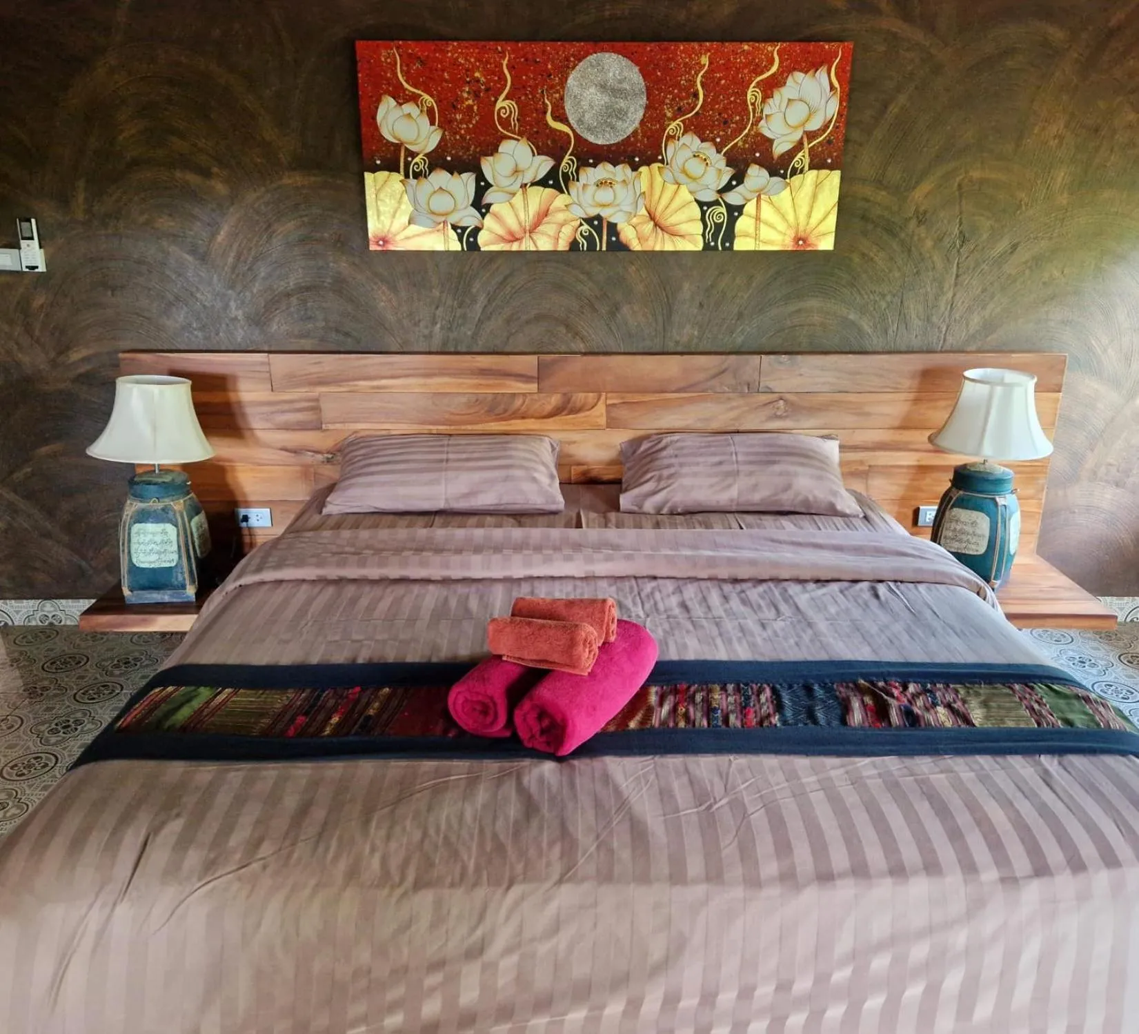 Bed in Phoo Na Resort