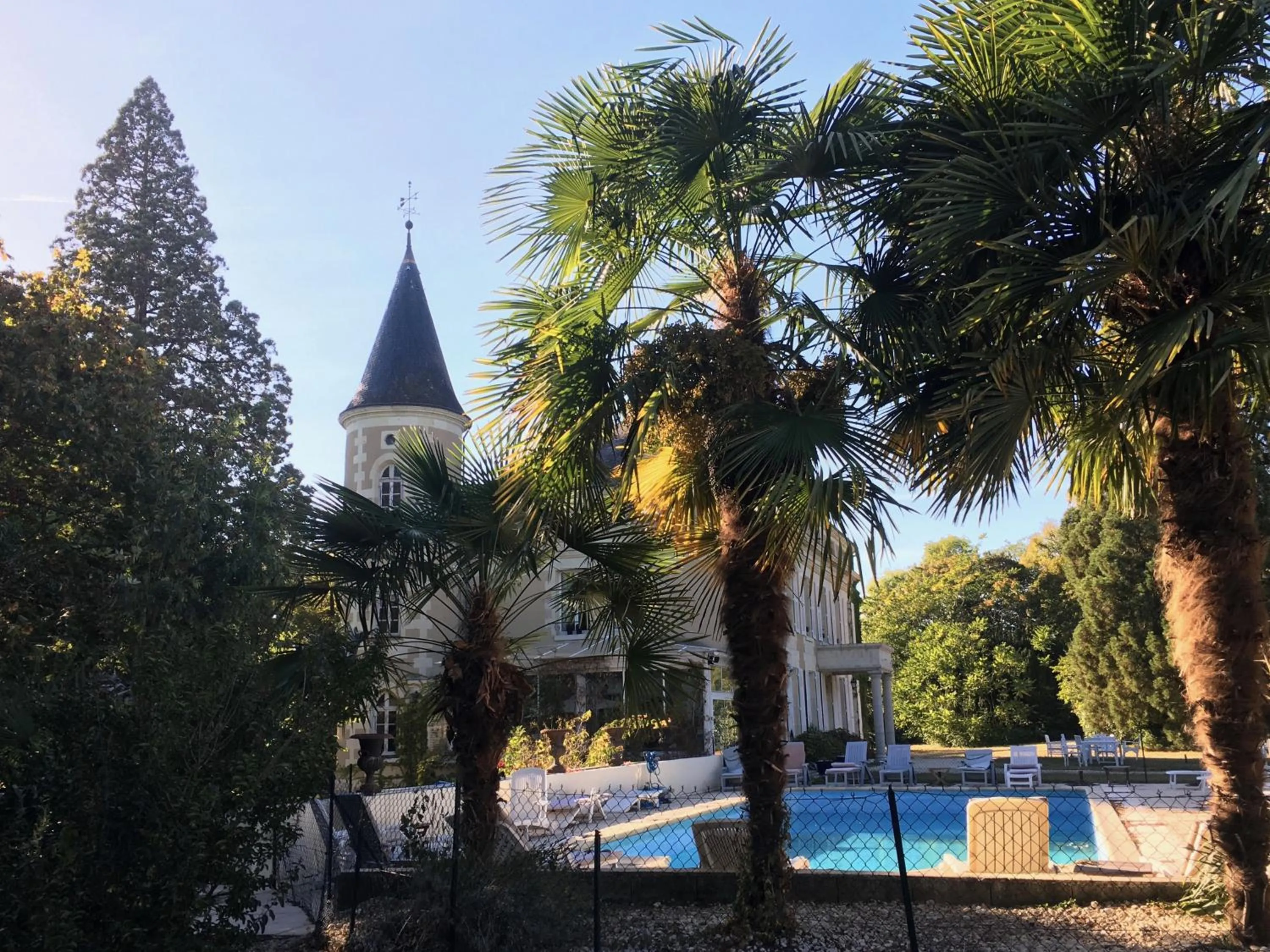 Pool view in CHATEAU Les VALLÉES