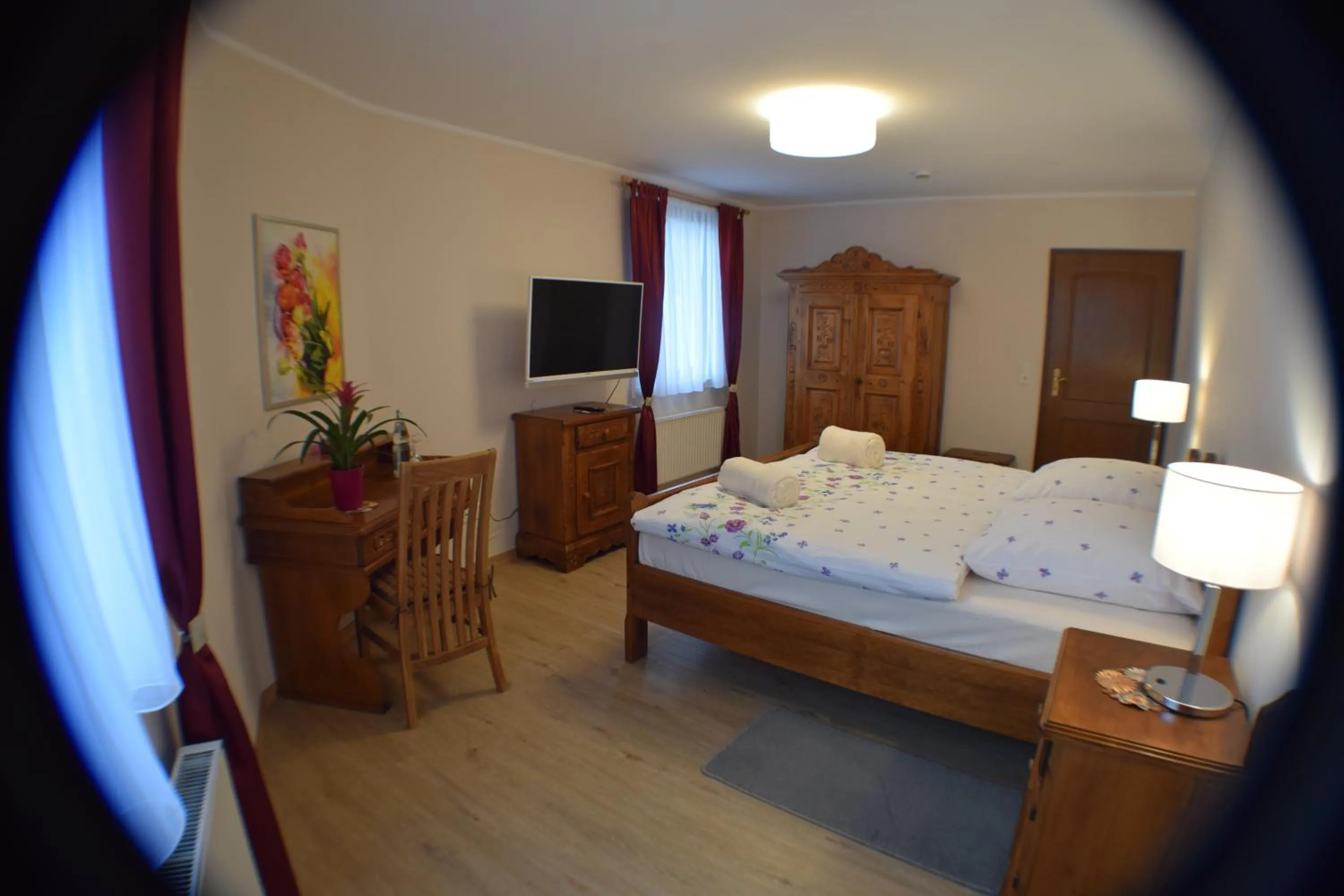 Photo of the whole room, Bed in Hotel Bürgergesellschaft