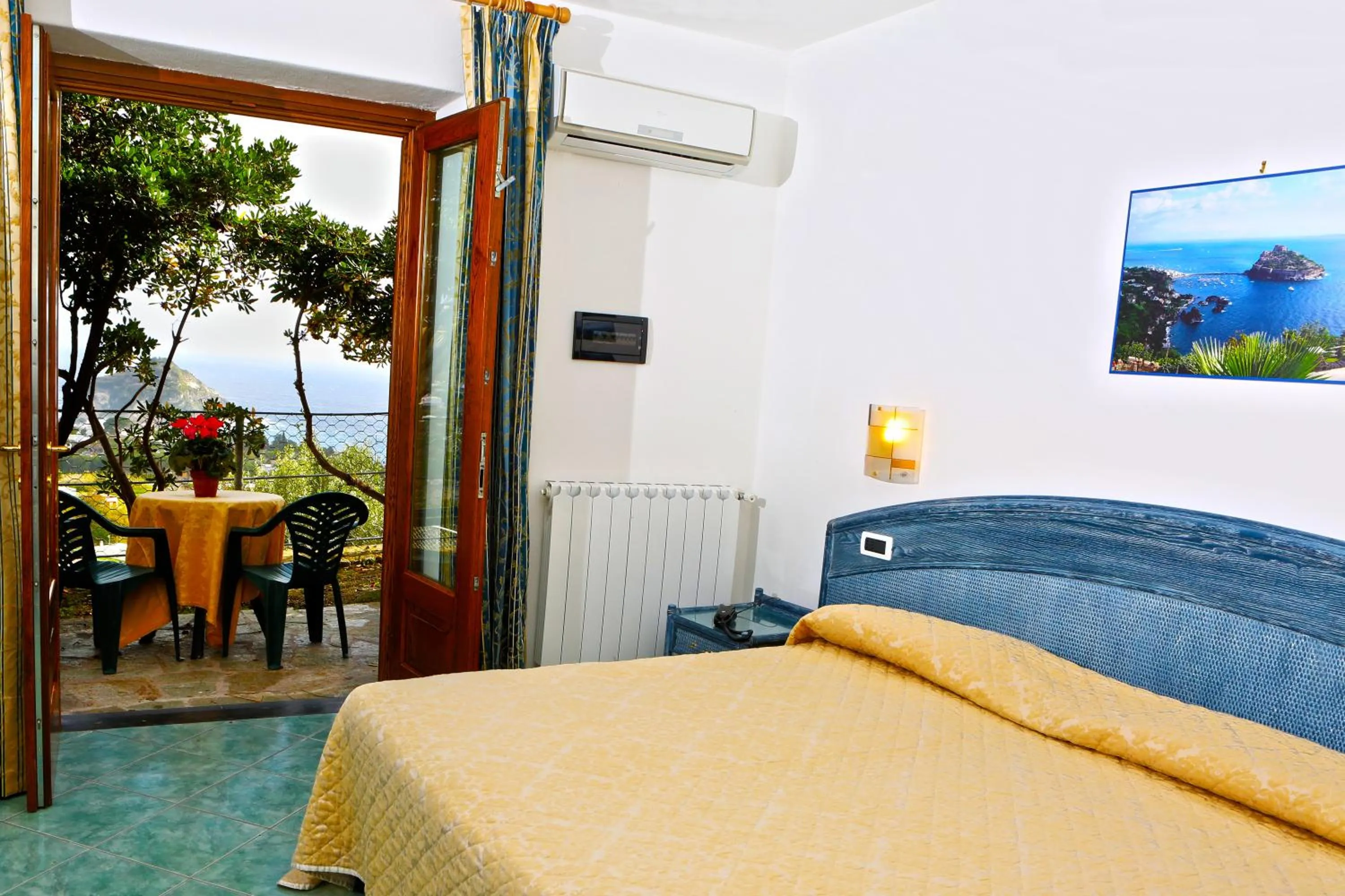 Bed in Punta Chiarito Resort