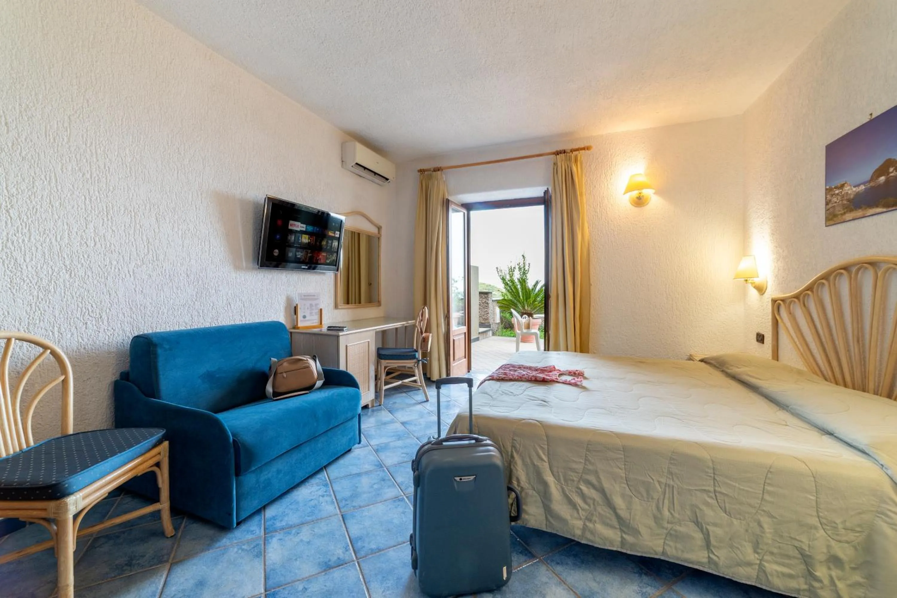 Bed in Punta Chiarito Resort