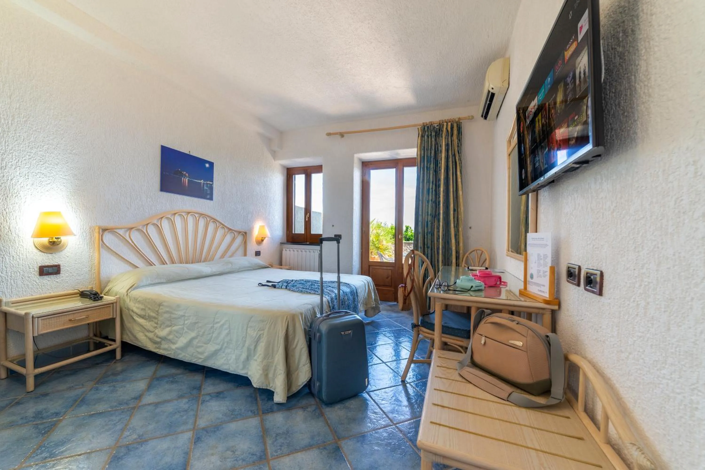 Bed in Punta Chiarito Resort