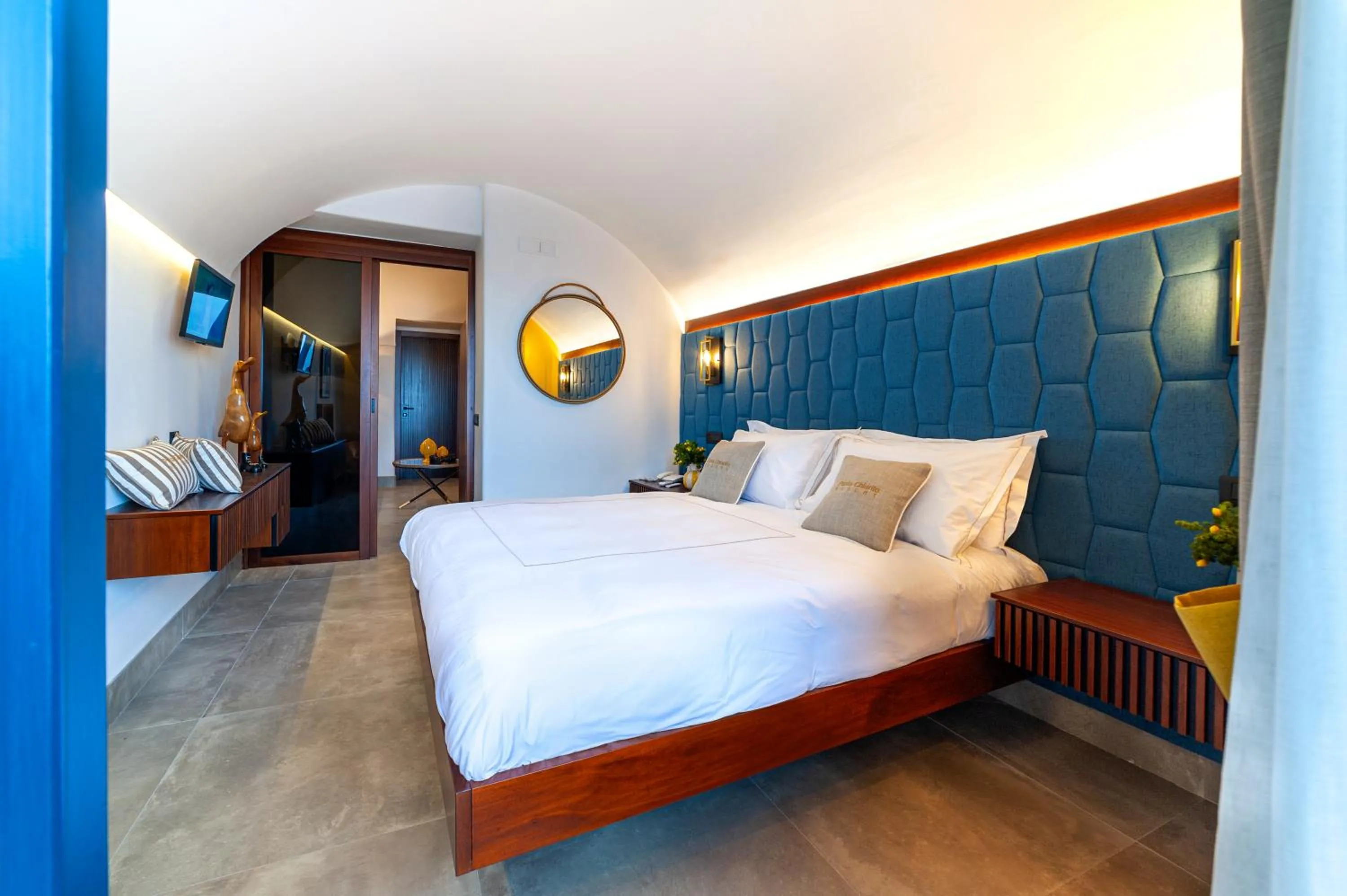 Bed in Punta Chiarito Resort