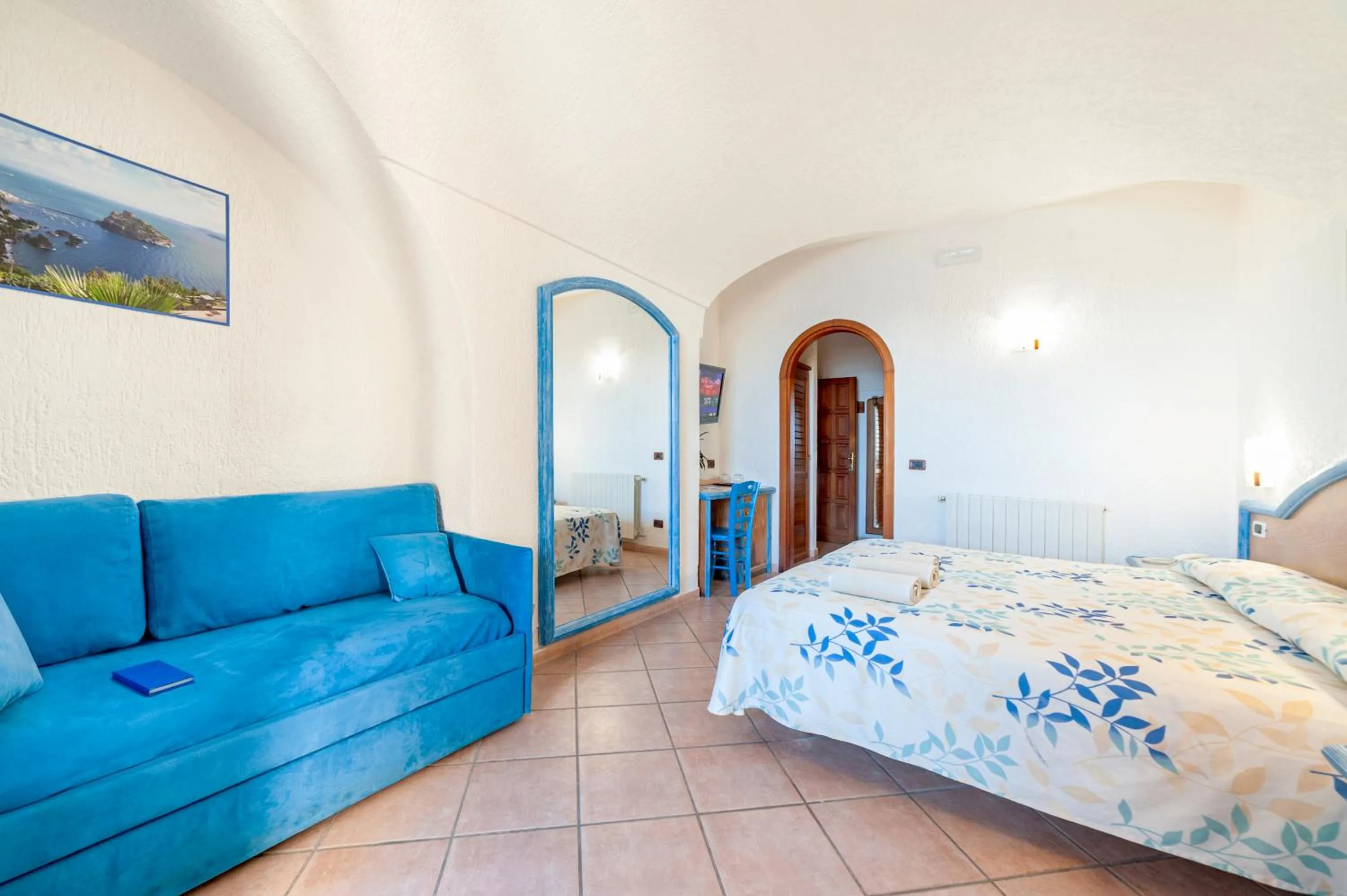 Bed in Punta Chiarito Resort