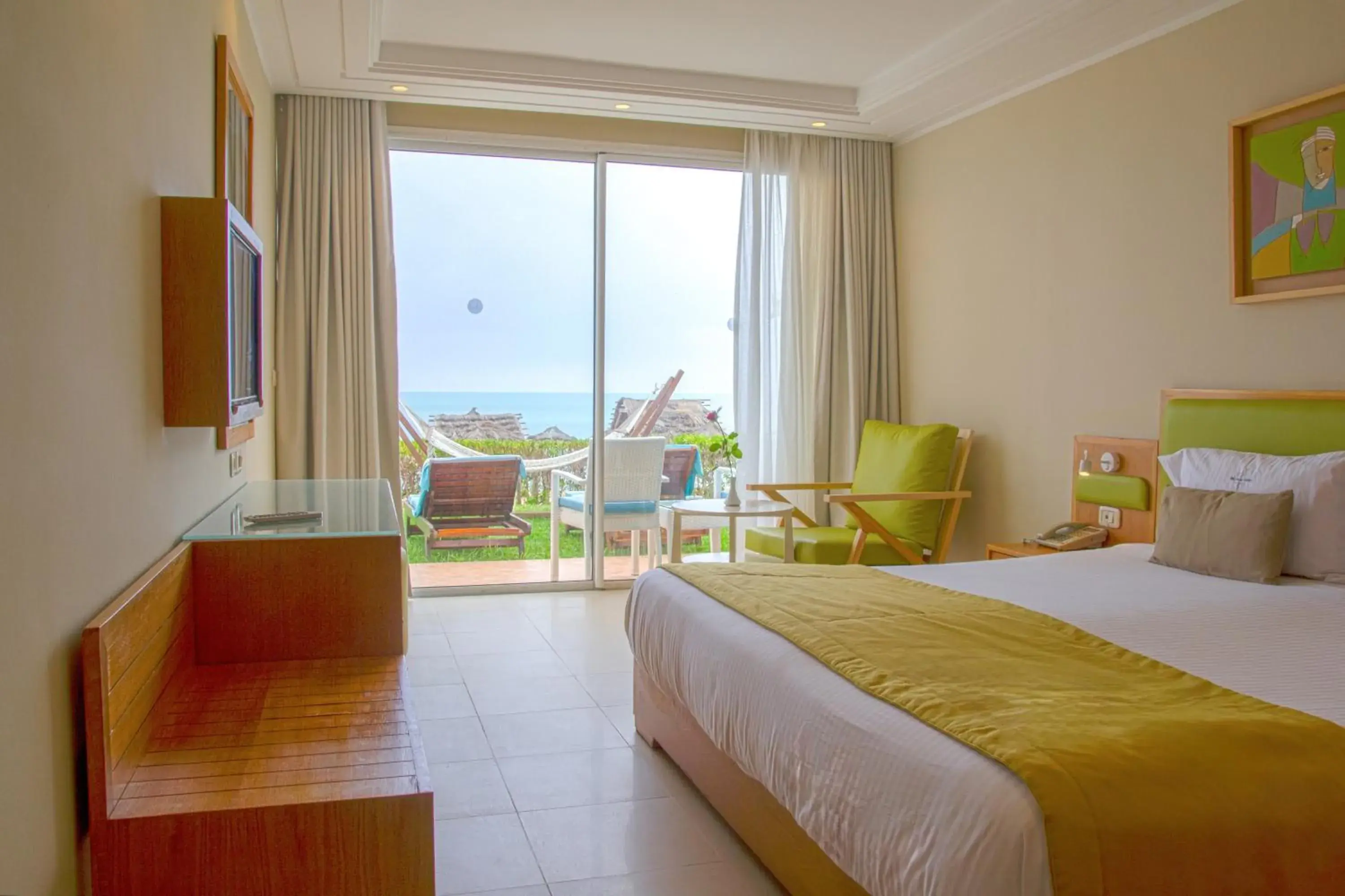 Photo of the whole room, Bed in Hotel Bel Azur Thalasso & Bungalows Photo of the whole room, Bed in Hotel Bel Azur Thalasso & Bungalows