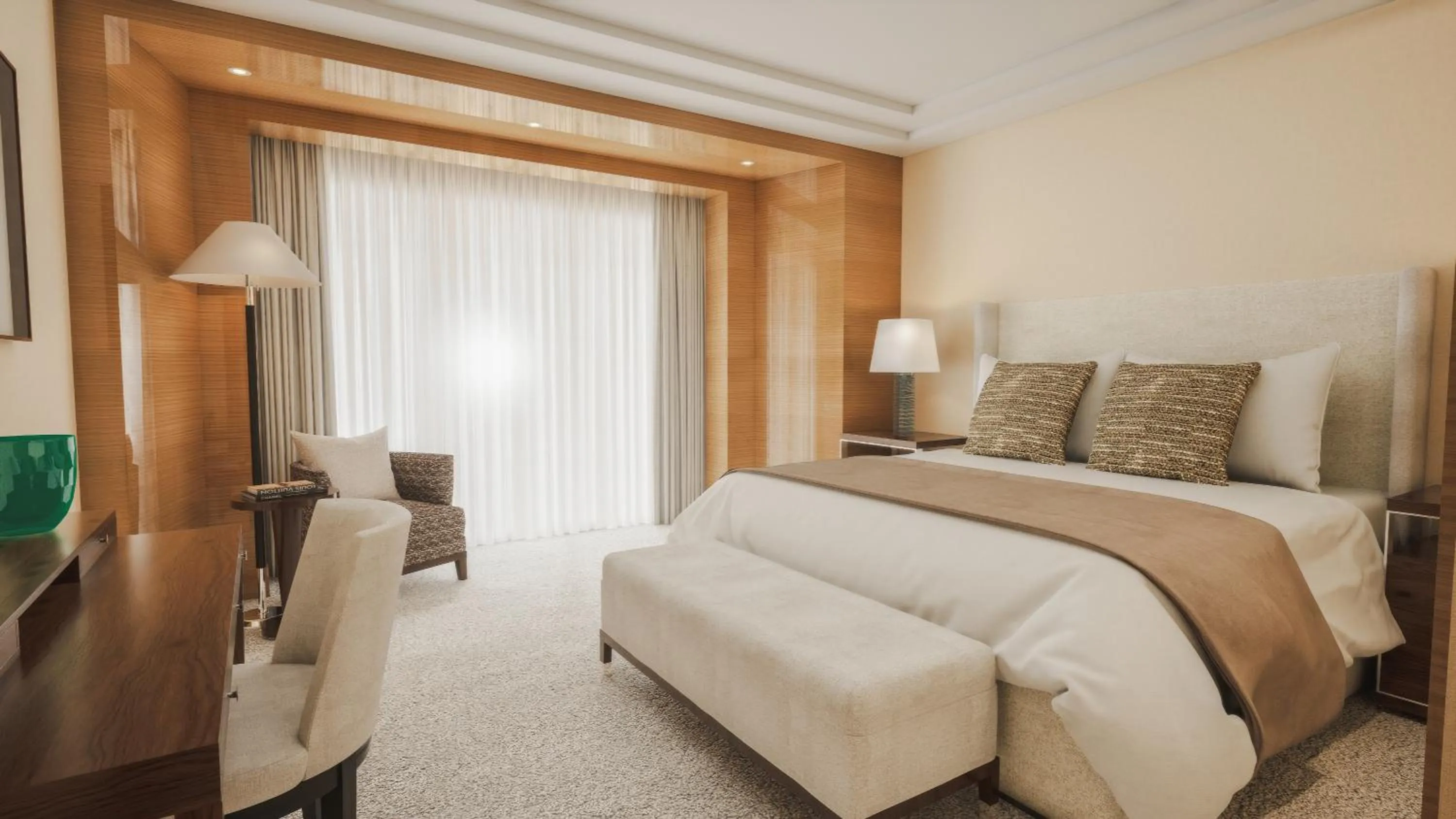 Bedroom, Bed in Four Seasons Hotel London at Park Lane