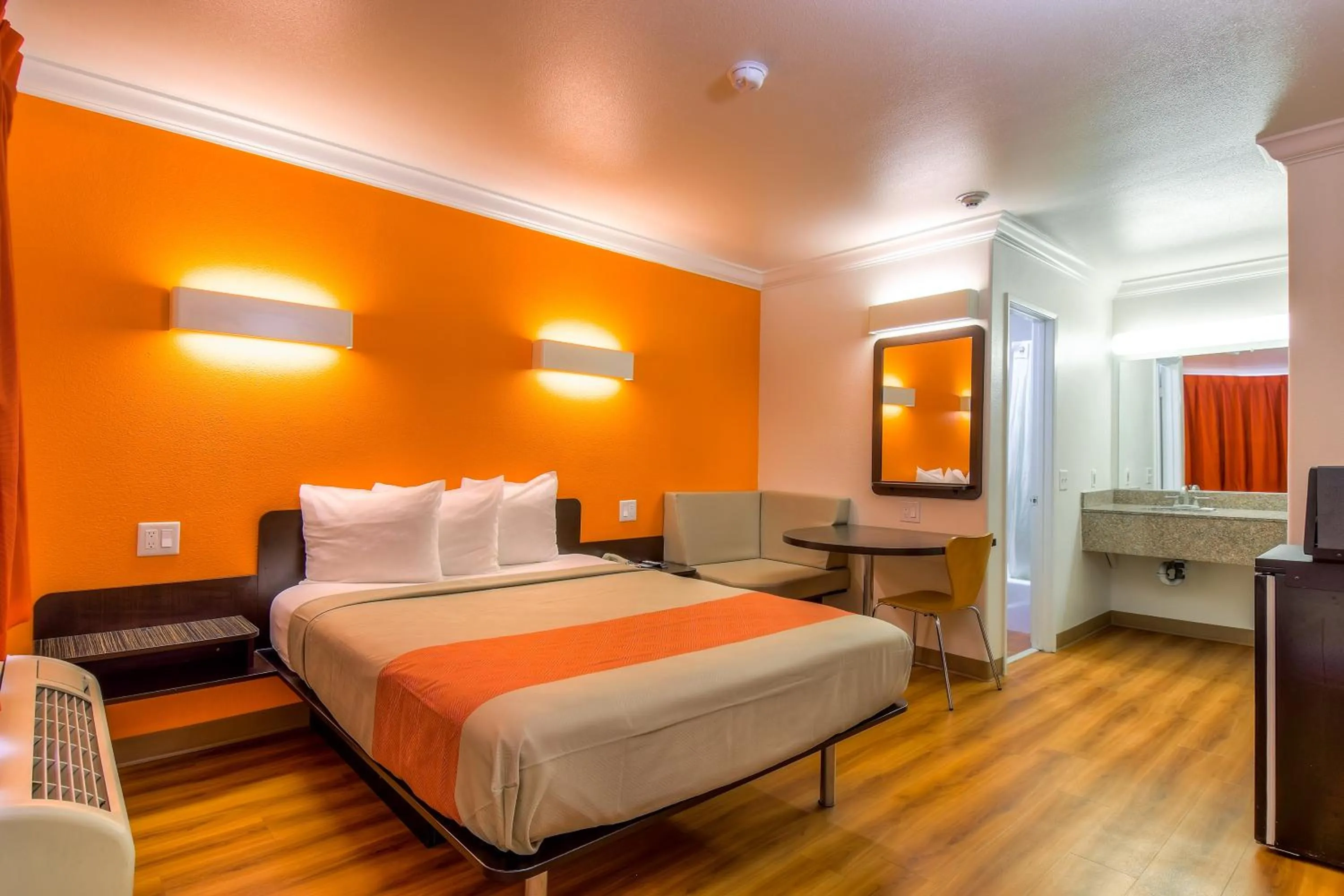 Bedroom, Bed in Motel 6-Menifee, CA