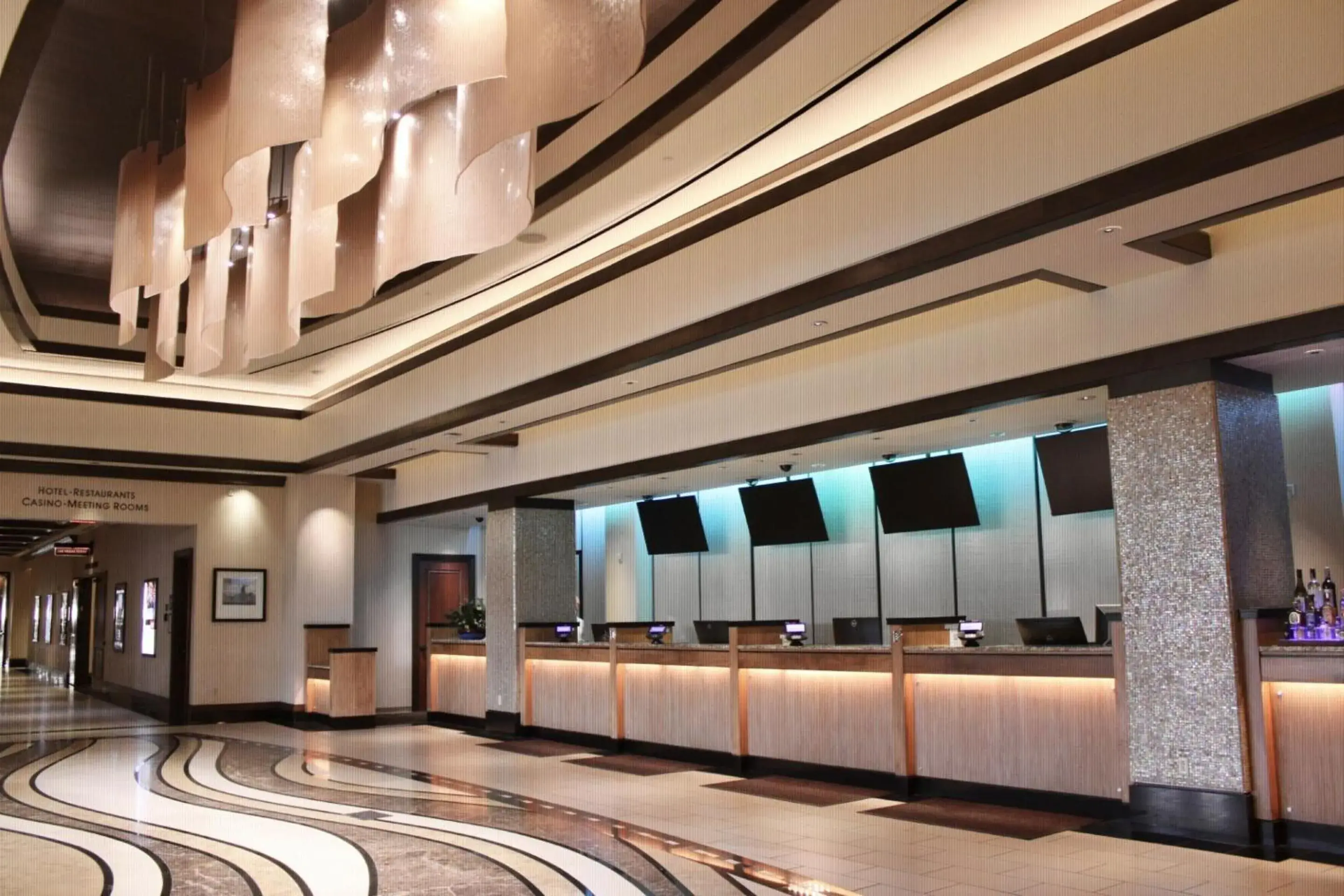 Lobby or reception in Harrah's Kansas City, A Caesars Destination Lobby or reception in Harrah's Kansas City, A Caesars Destination