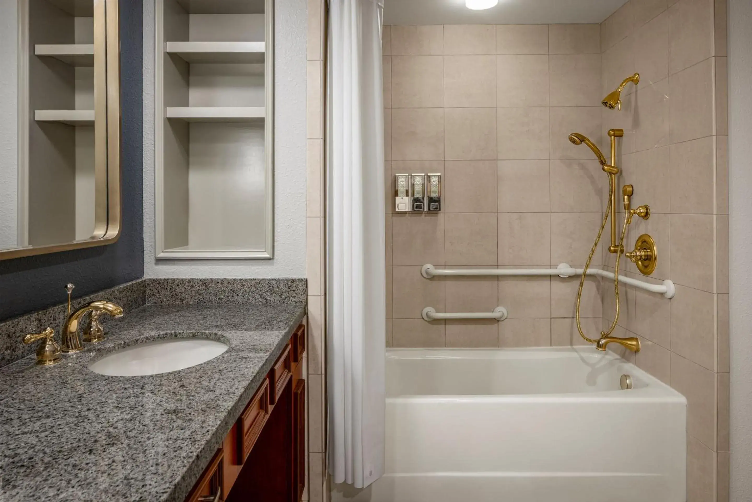 Bathroom in Harrah's Kansas City, A Caesars Destination Bathroom in Harrah's Kansas City, A Caesars Destination