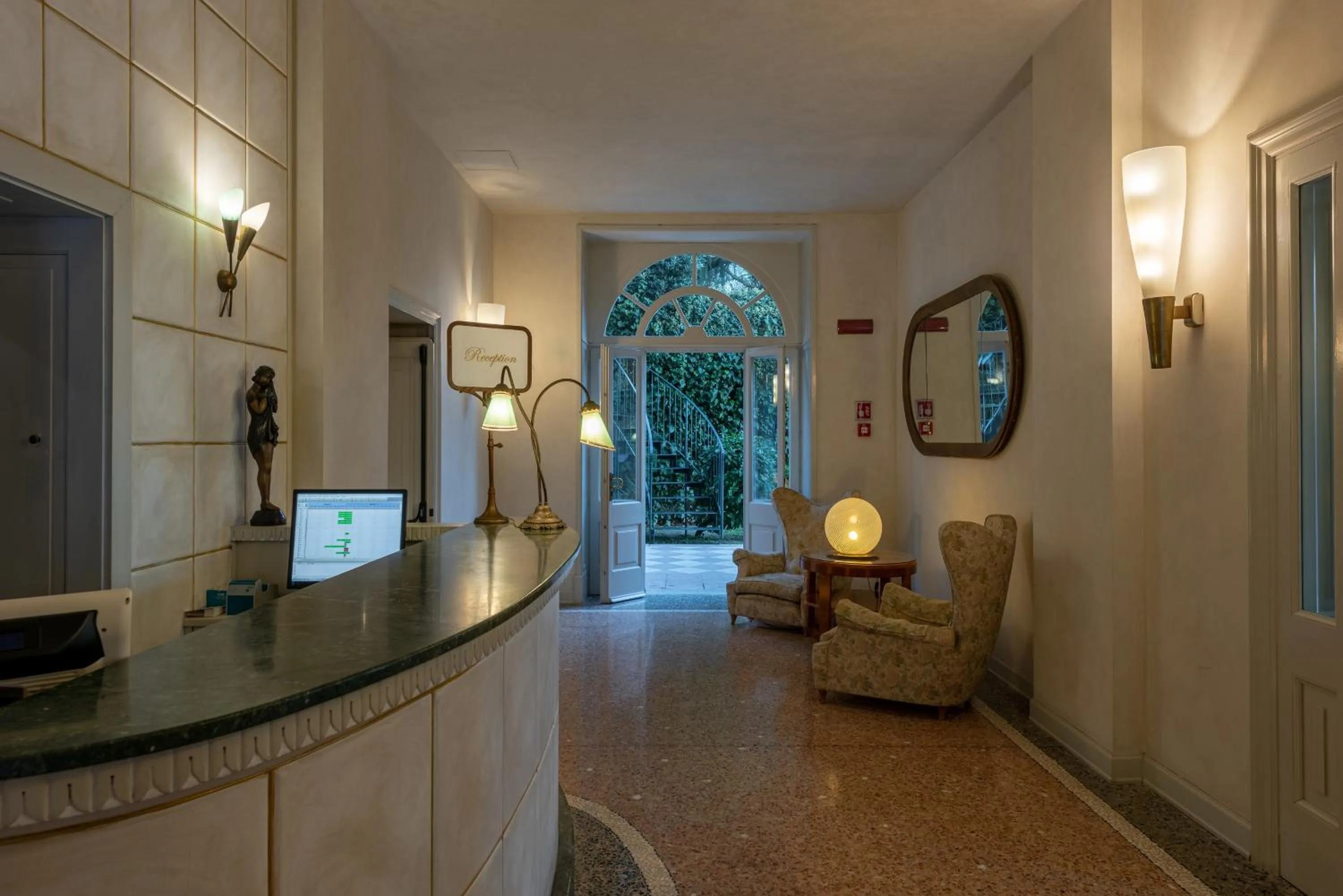 Lobby or reception in Hotel Milano